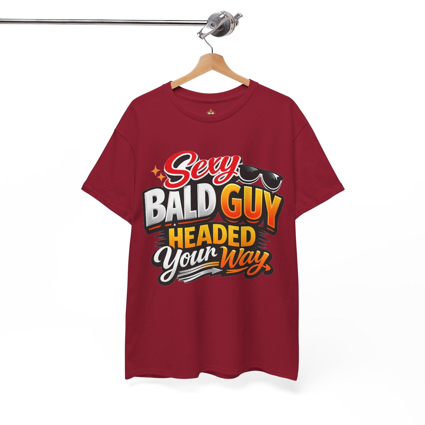 Sexy Bald Guy Headed Your Way T-Shirt | Funny Bald Humor Graphic Tee