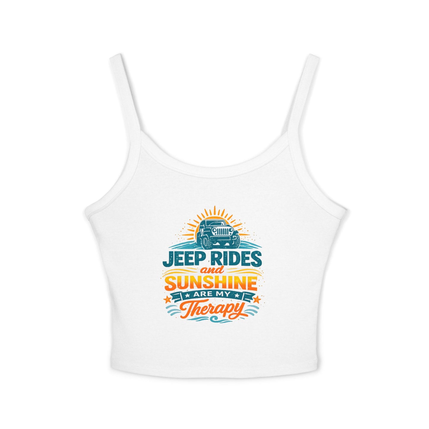 Outdoor Rides and Sunshine Tank Top | Summer Adventure Graphic