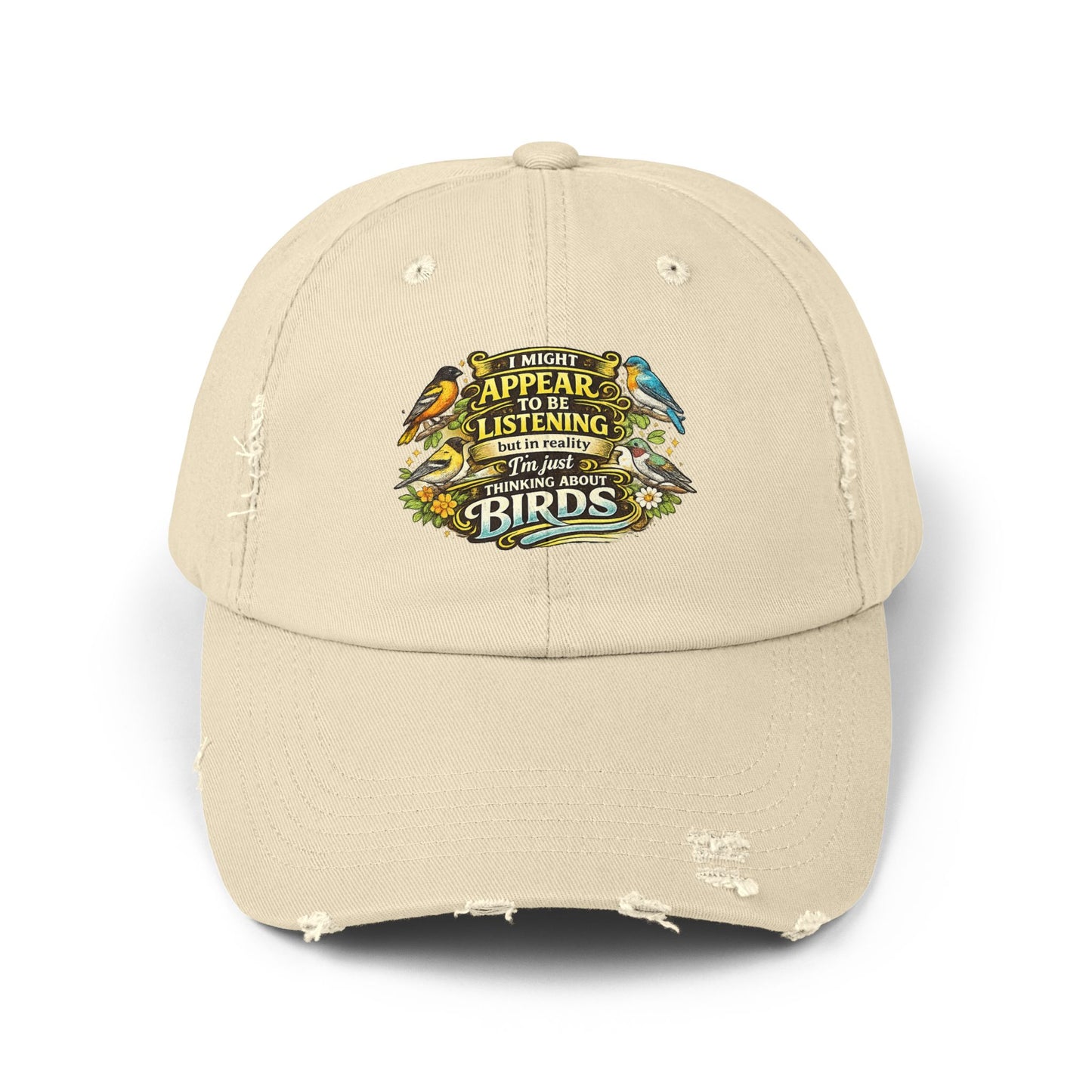 I'm just thinking about birds ball cap