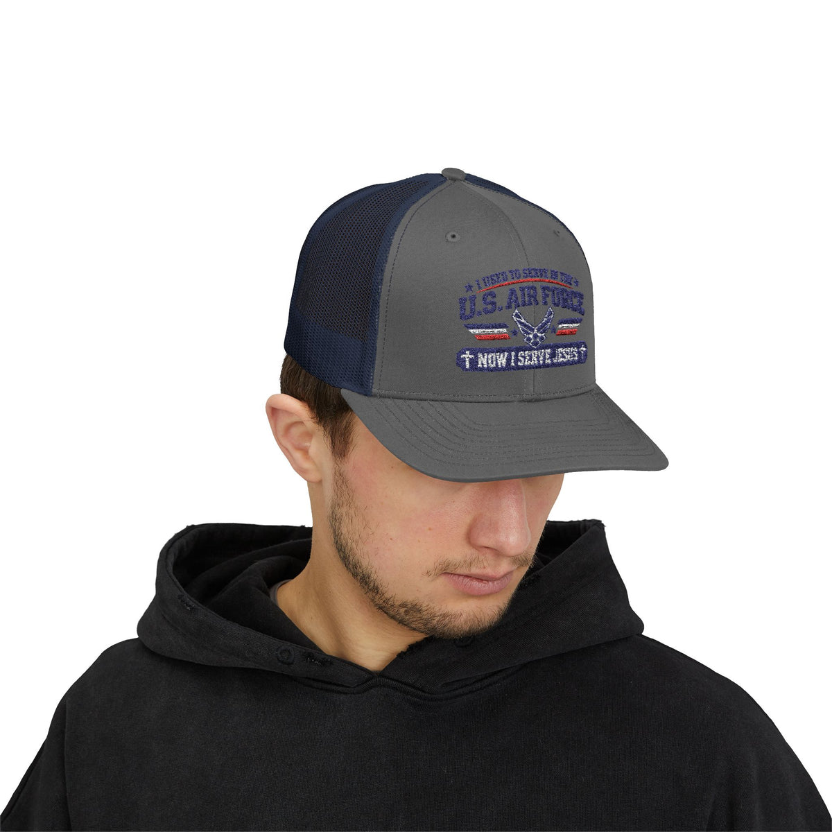 US AIR Force- Jesus embroidered ball cap