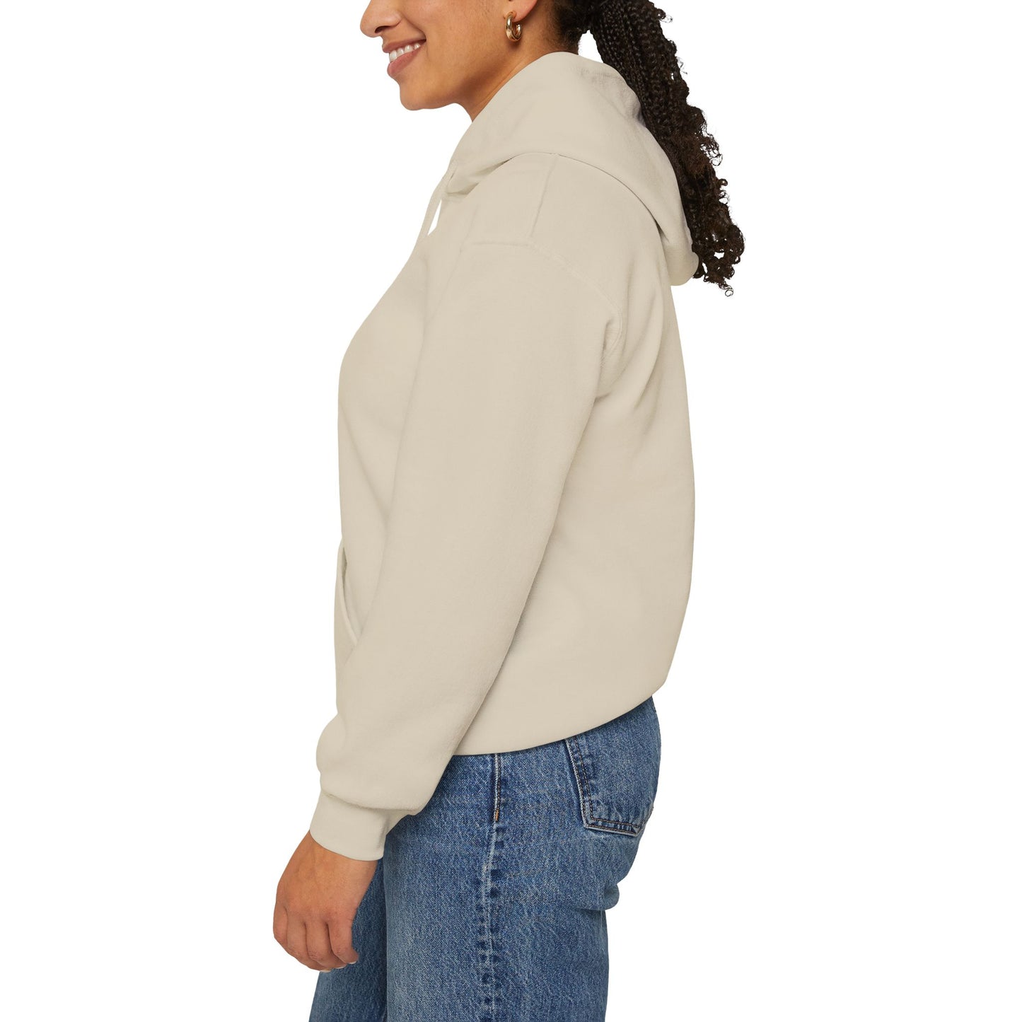 Dachshund embroidered design on hooded sweatshirt