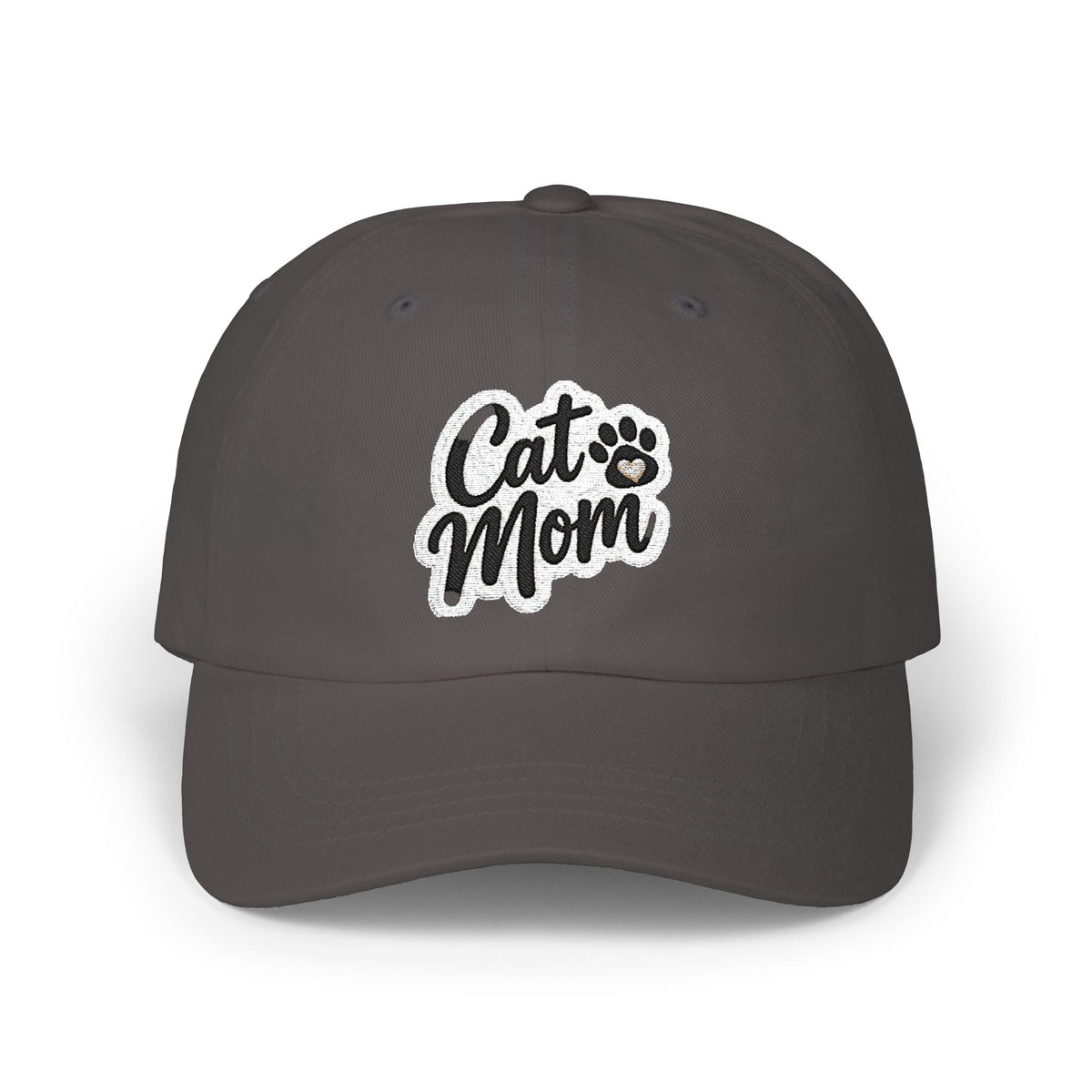 Cat Mom embroidered Classic Dad Cap