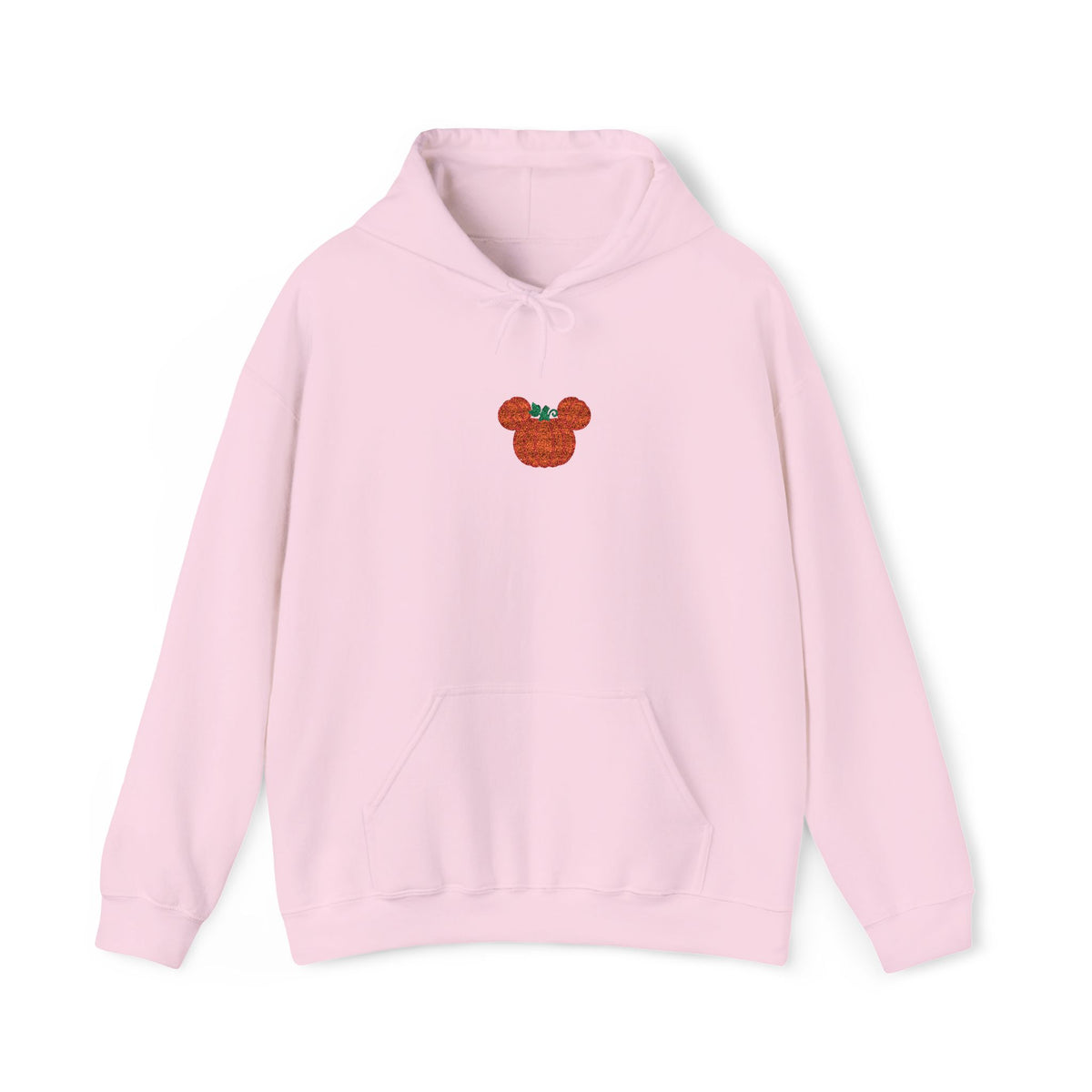 Fall Pumpkin Embroidered Ears silhouette Hoodie | Halloween pumpkin ears sweatshirt