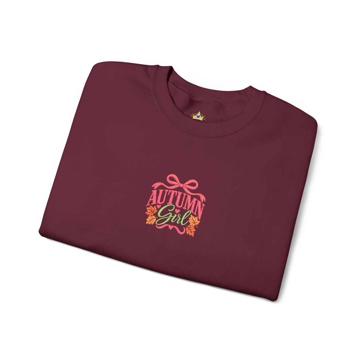 Autumn Girl 2026 Fall embroidered Unisex Heavy Blend™ Crewneck Sweatshirt