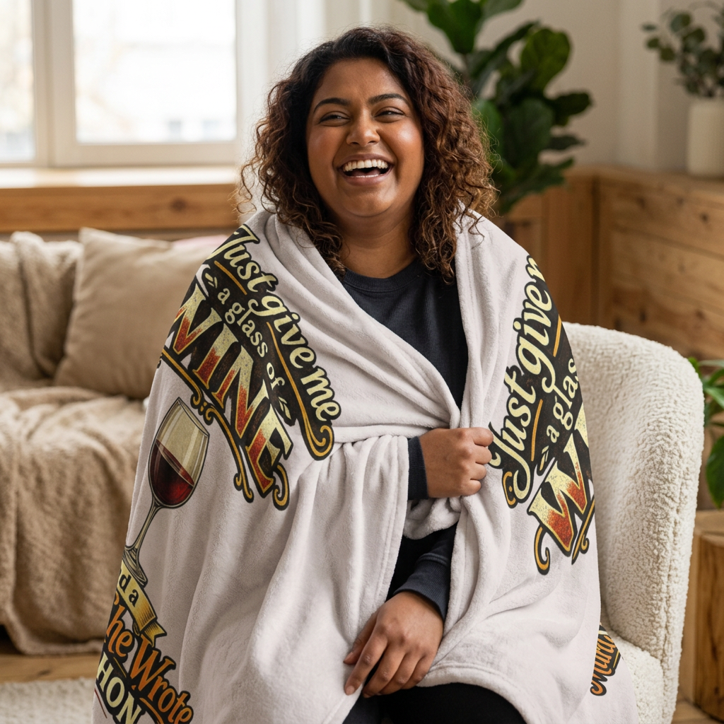 Murder She Wrote marathon sherpa blanket