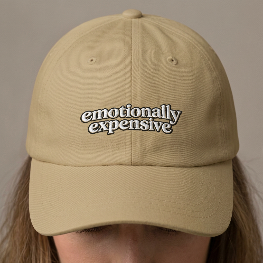 Emotionally Expensive baseball cap | embroidered script hat