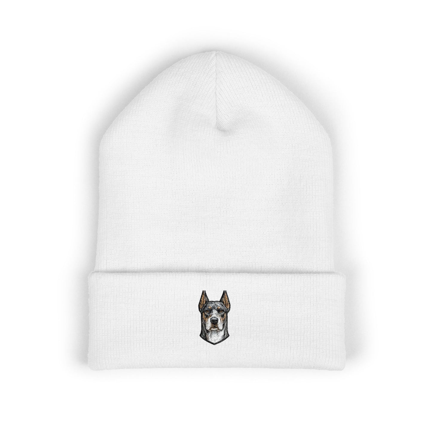 Great Dane Embroidered Beanie | Cuffed Knit Hat
