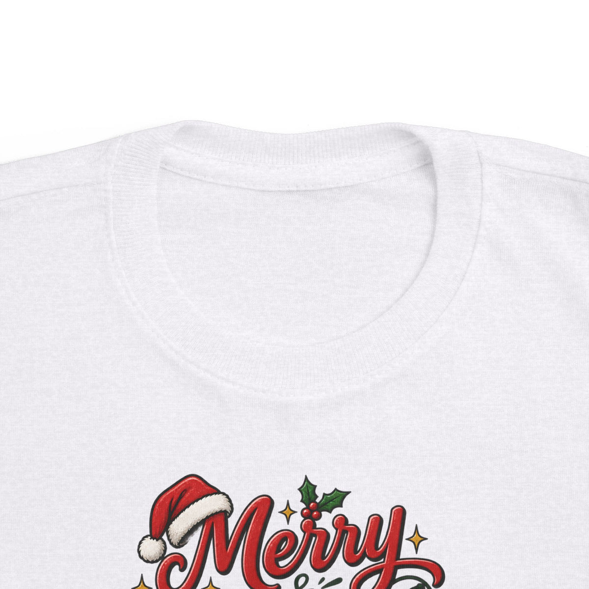 Toddler Christmas Tee – “Merry & Slightly Matching” Holiday Shirt friends or family matching tee