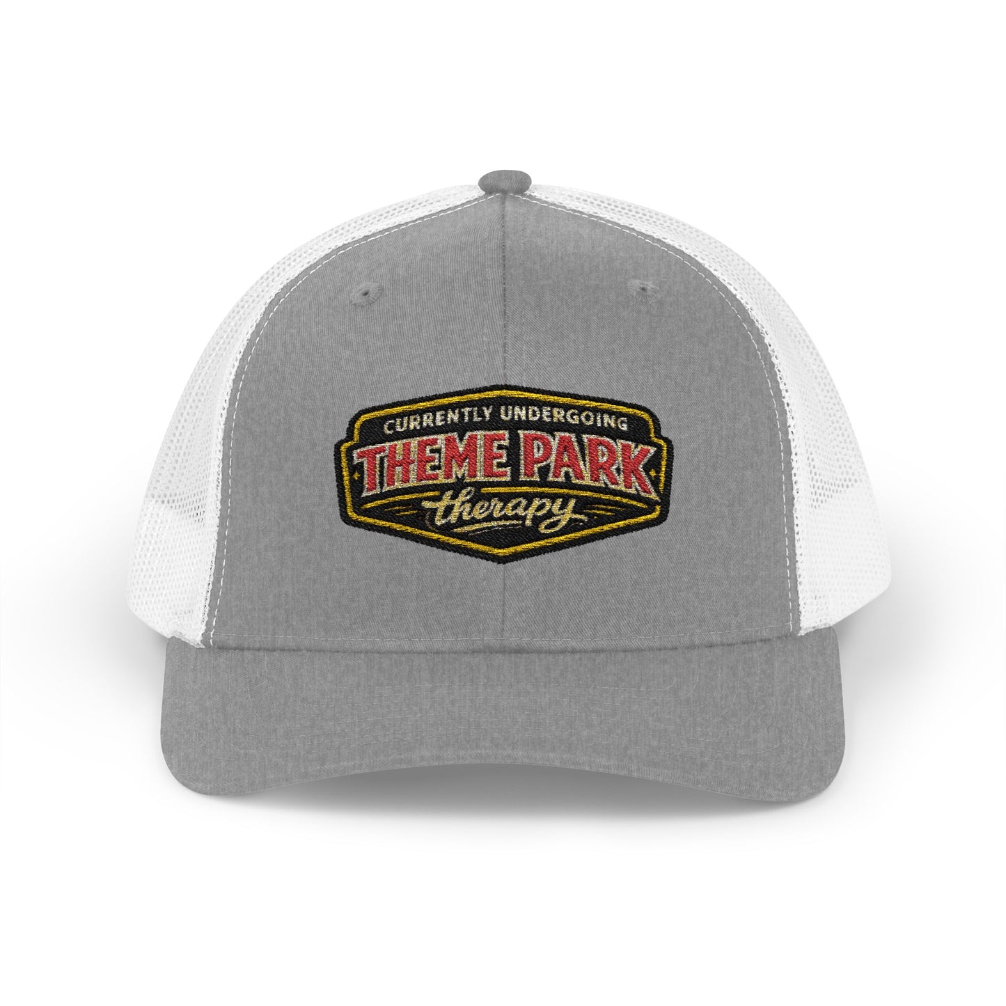 Theme Park Therapy Vintage Logo Snapback Cap | Trucker Mesh Hat