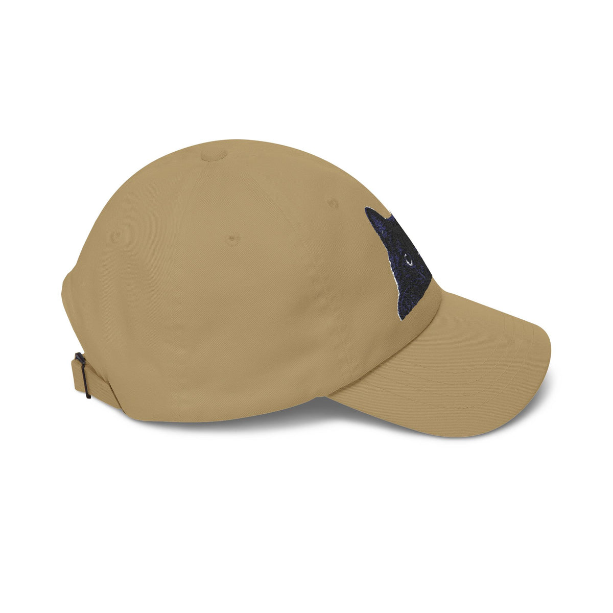 Black Cat embroidered Classic Dad Cap
