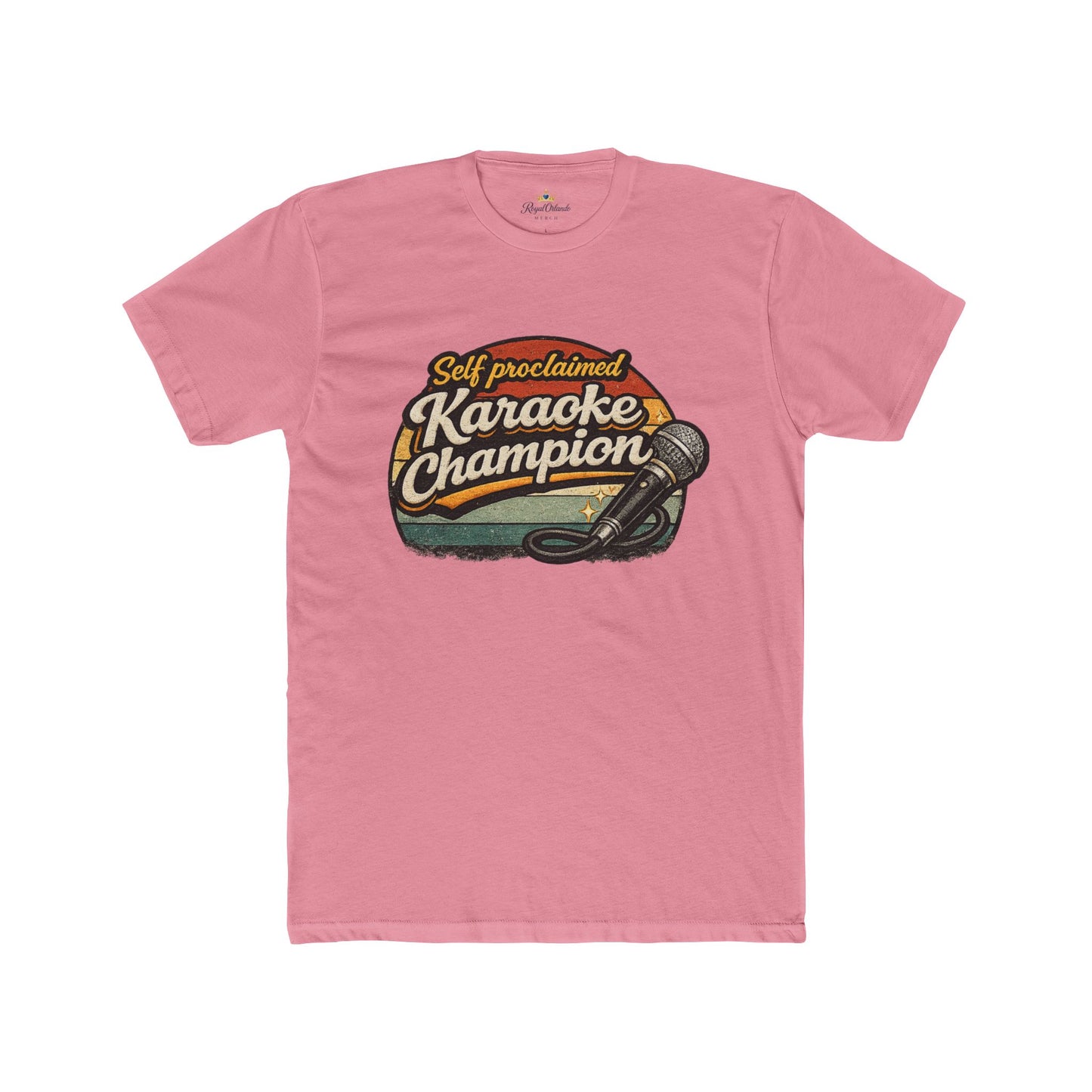 Self Proclaimed Karaoke Champion T-Shirt | Microphone Retro Design