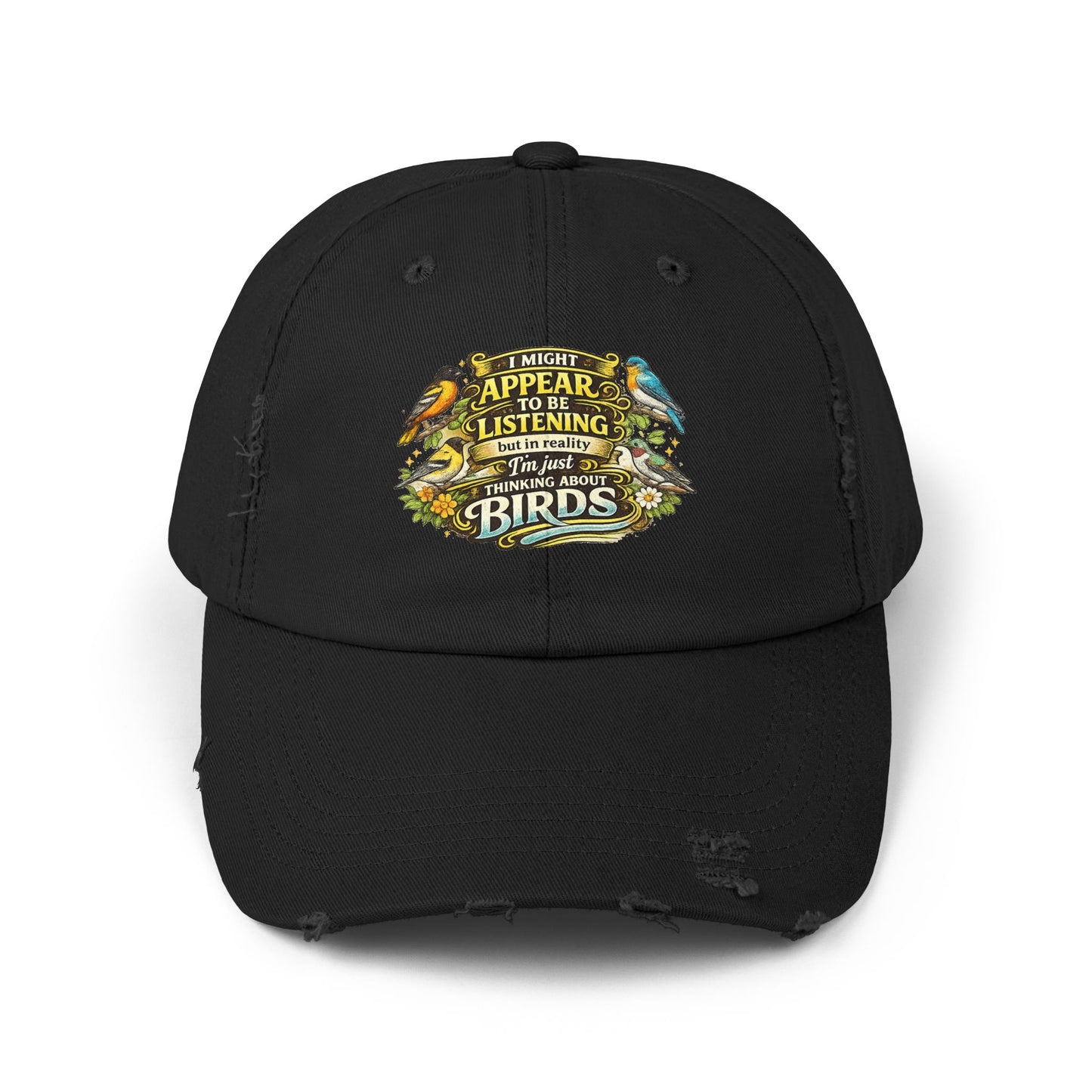 I'm just thinking about birds ball cap