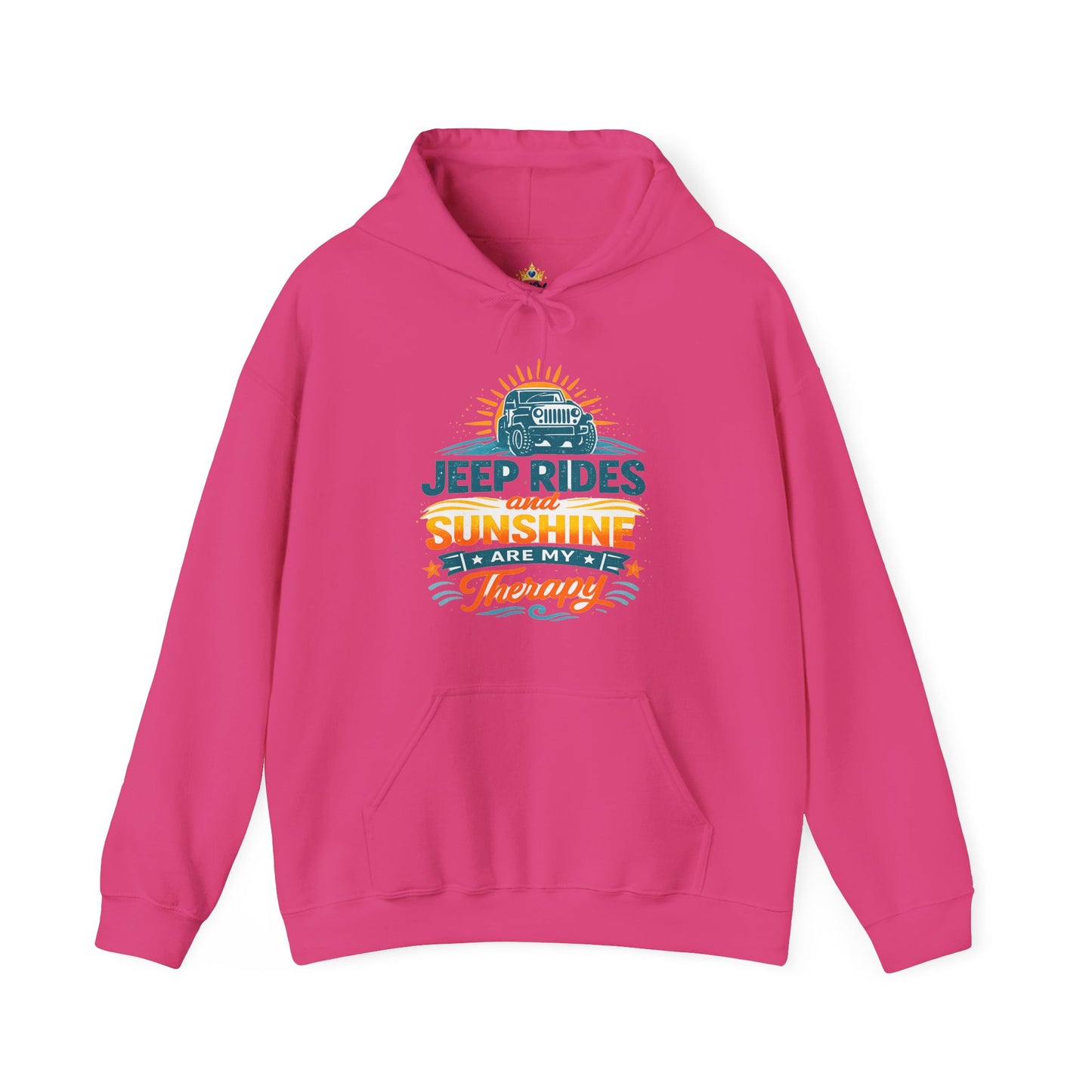 Beach Rides and Sunshine Hoodie | Retro Off-Road Therapy Design