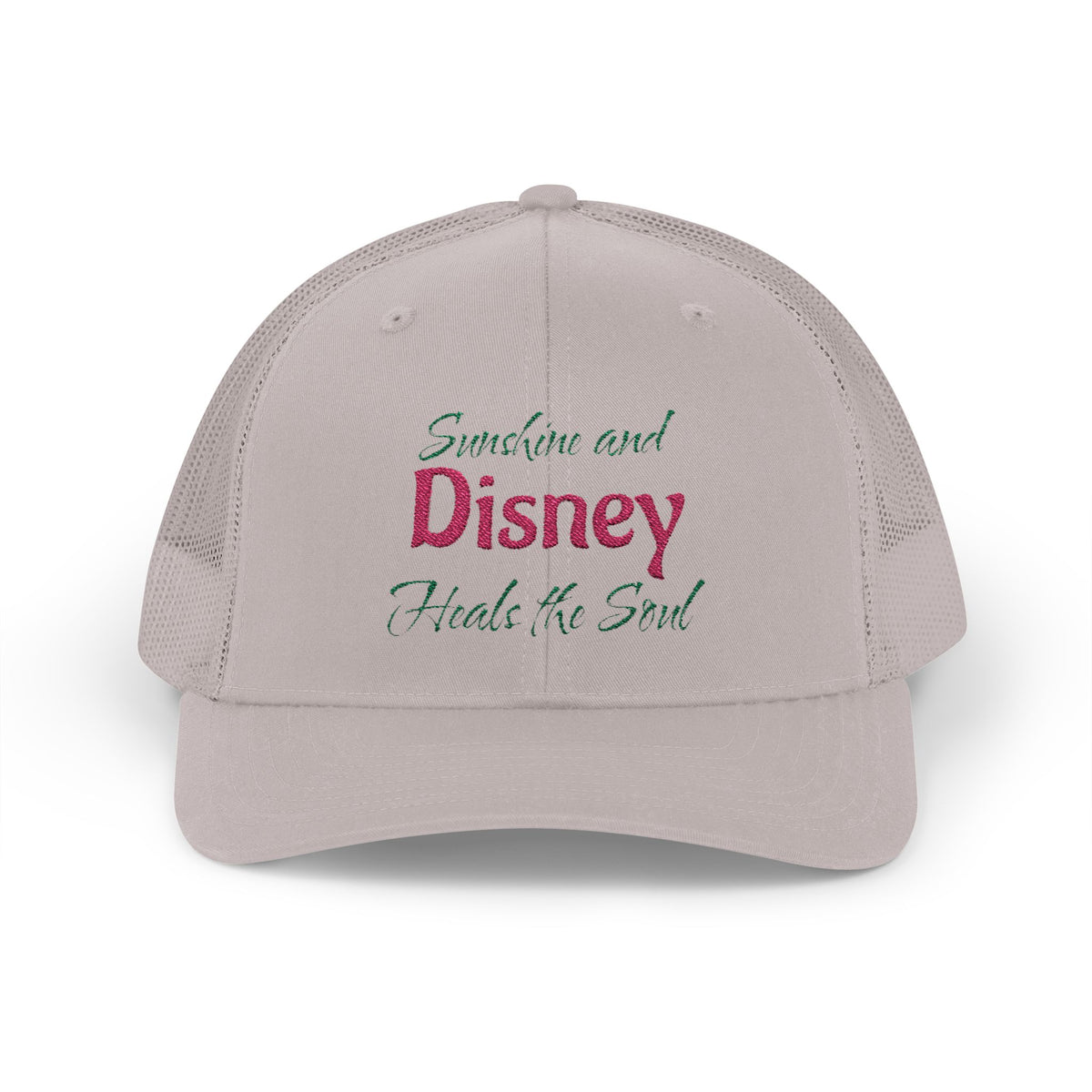 Sparkle sunshineText Snapback Cap | Glitter Script Trucker Hat Sunshine heals the soul