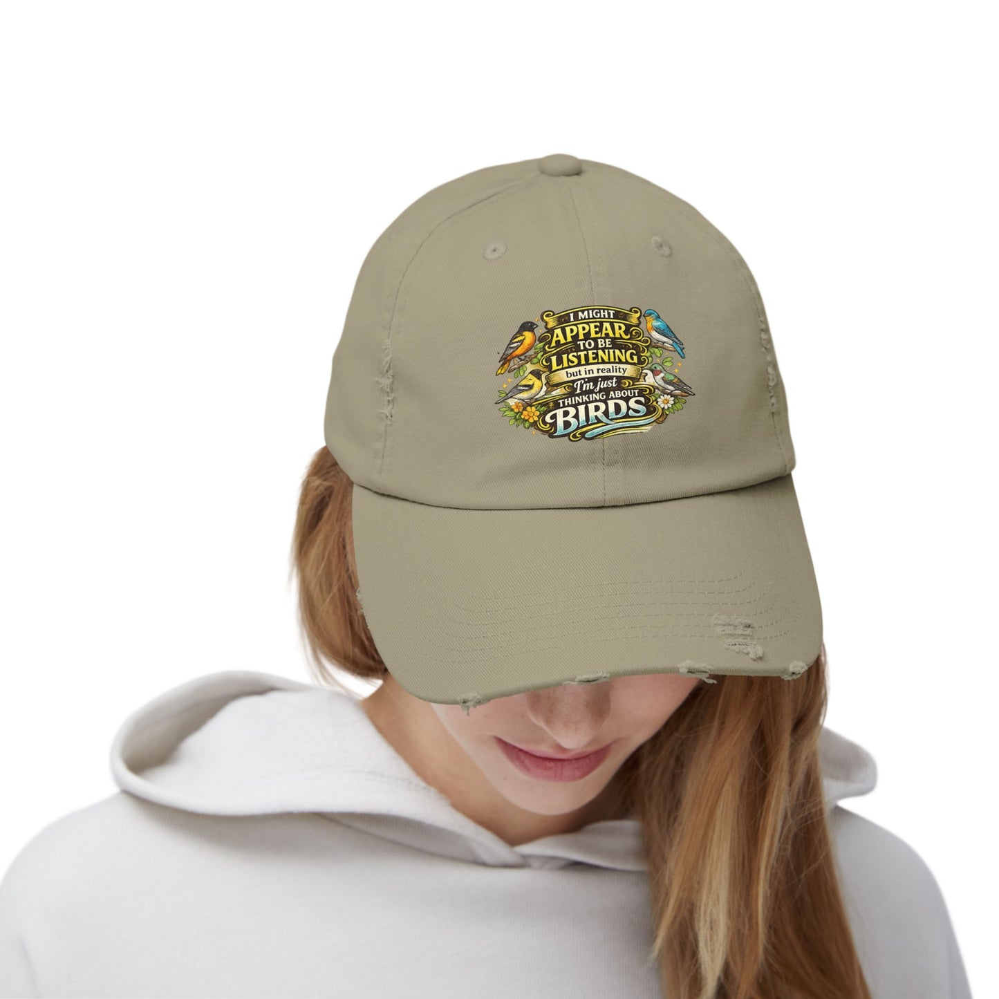 I'm just thinking about birds ball cap