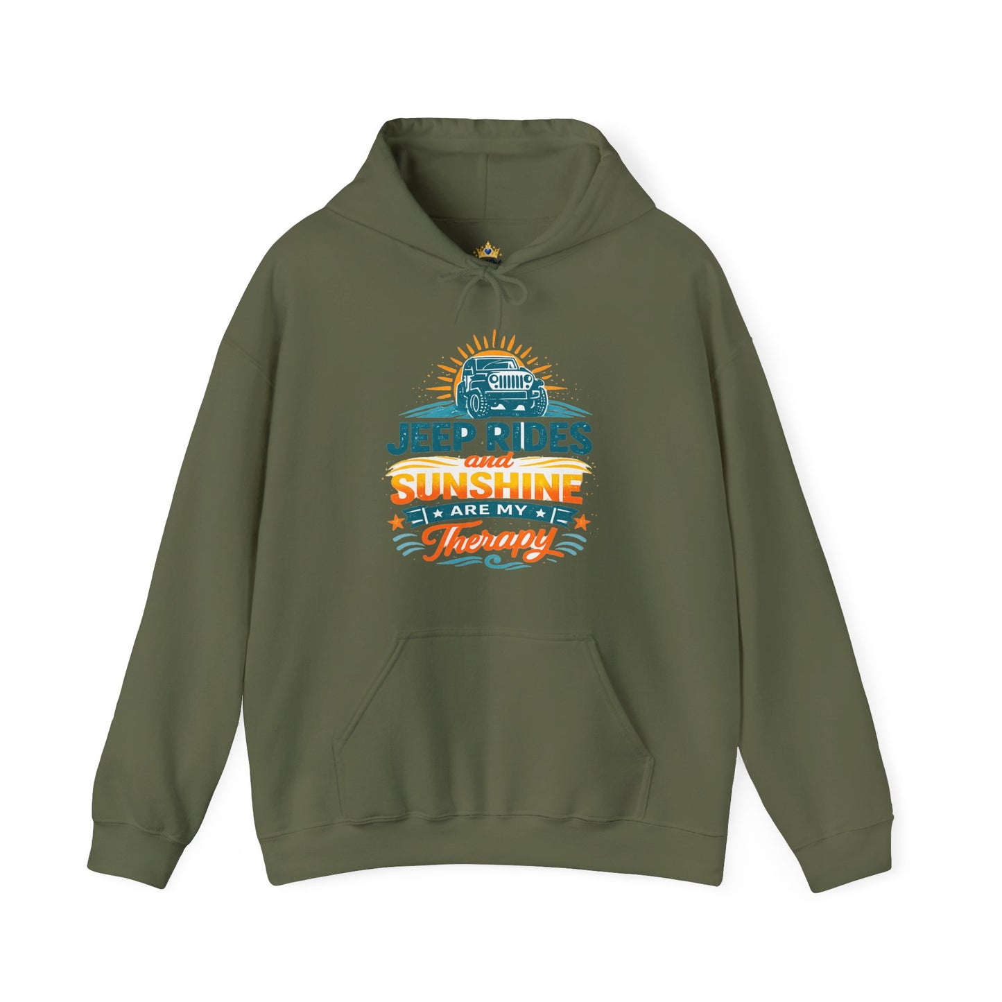 Beach Rides and Sunshine Hoodie | Retro Off-Road Therapy Design