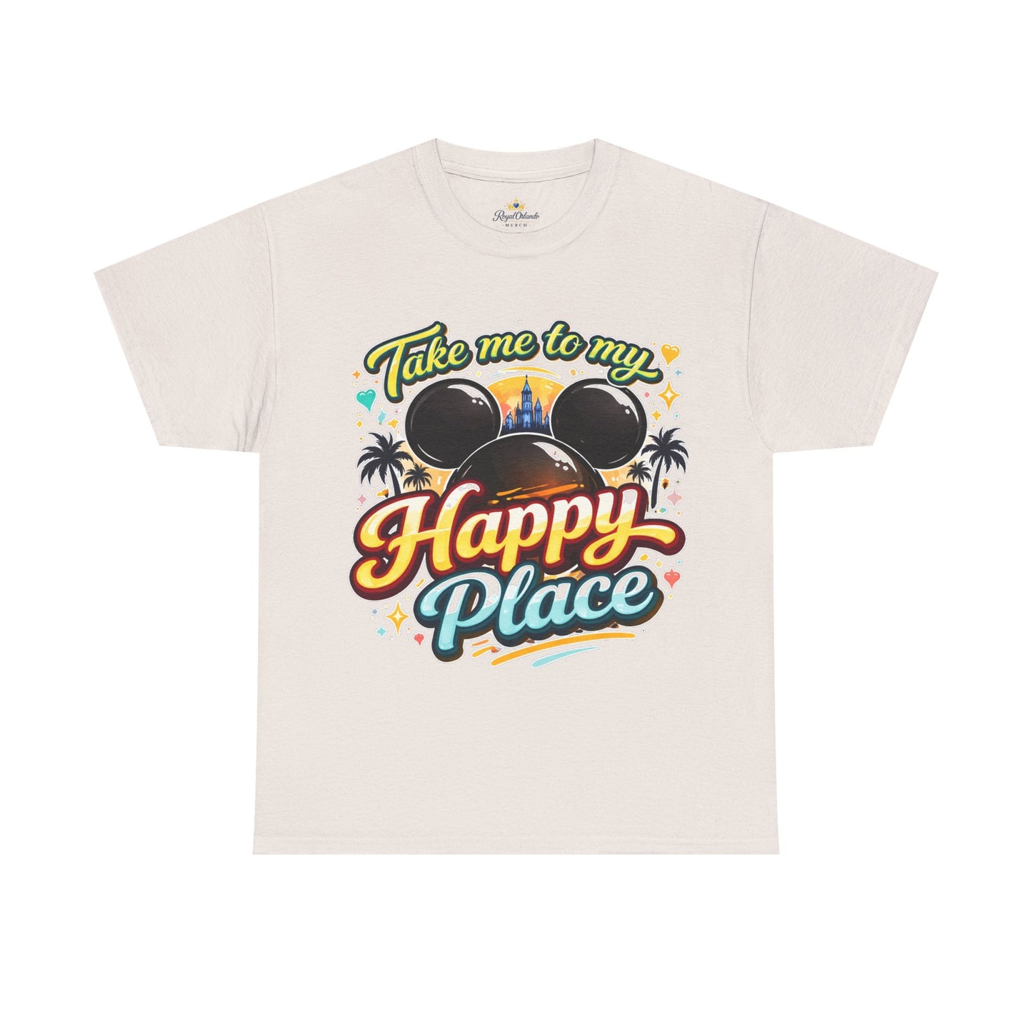Take Me To My Happy Place T-Shirt | Mouse Ears Castle Vacation Tee