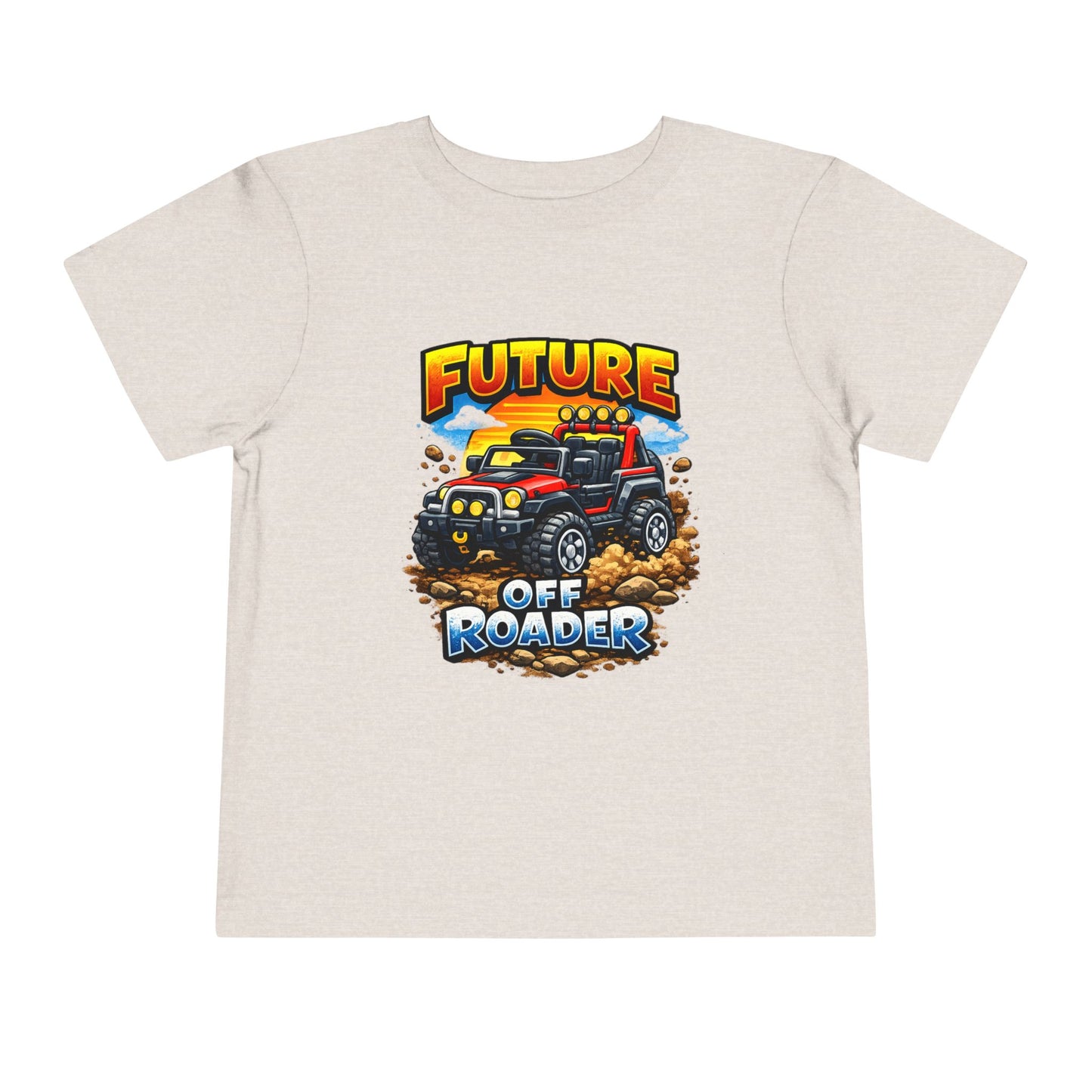 Future Off Roader Toddler Tee | Monster Truck Dirt Splash Graphic