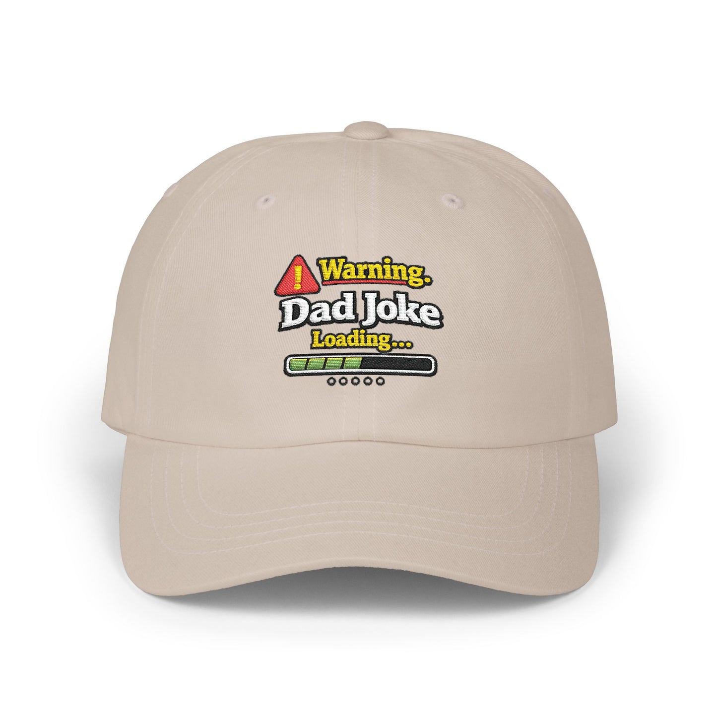 Warning Dad Joke Loading cap | Classic Baseball Hat