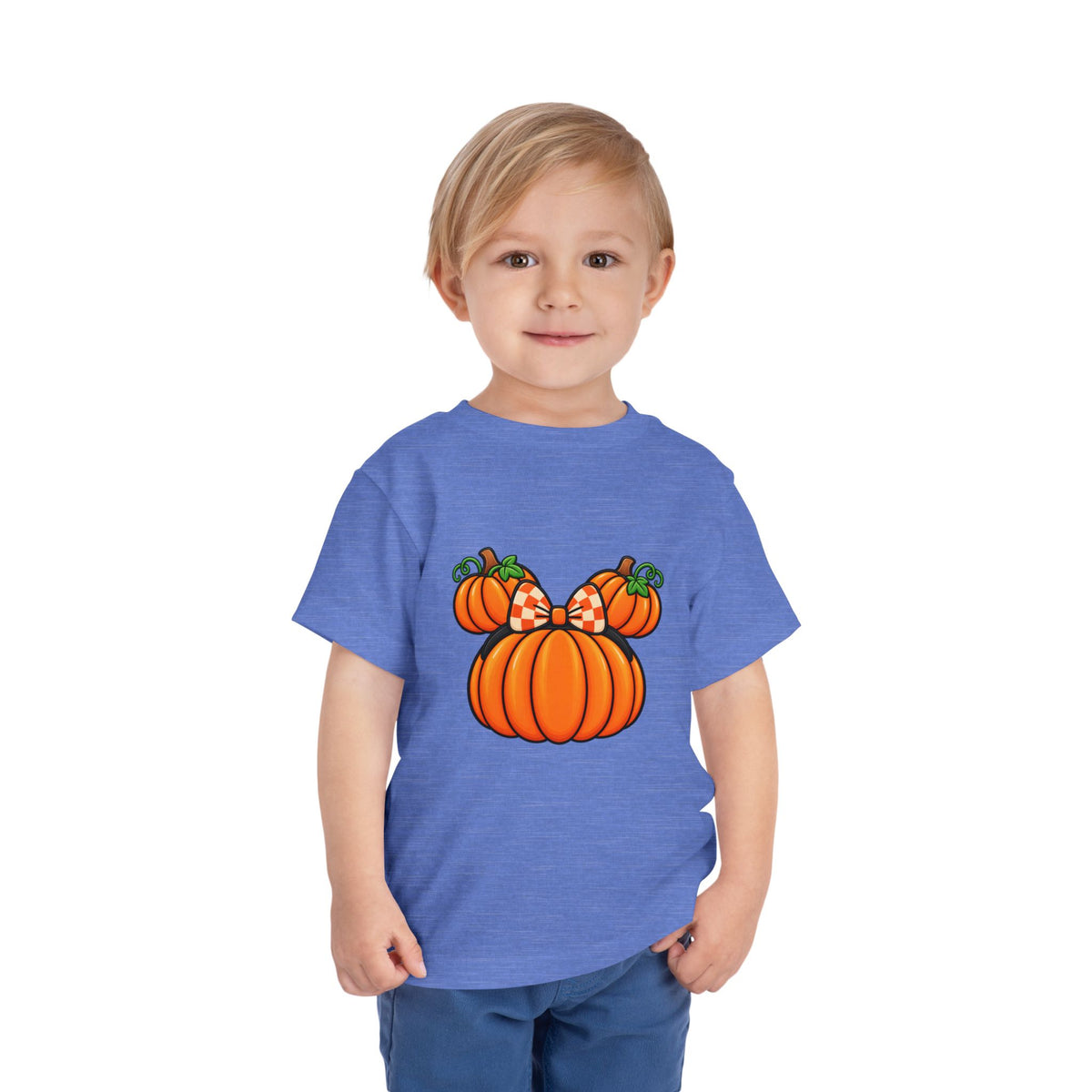 Fall Pumpkin Ears Toddler Tee | Halloween Fall Pumpkin Shirt