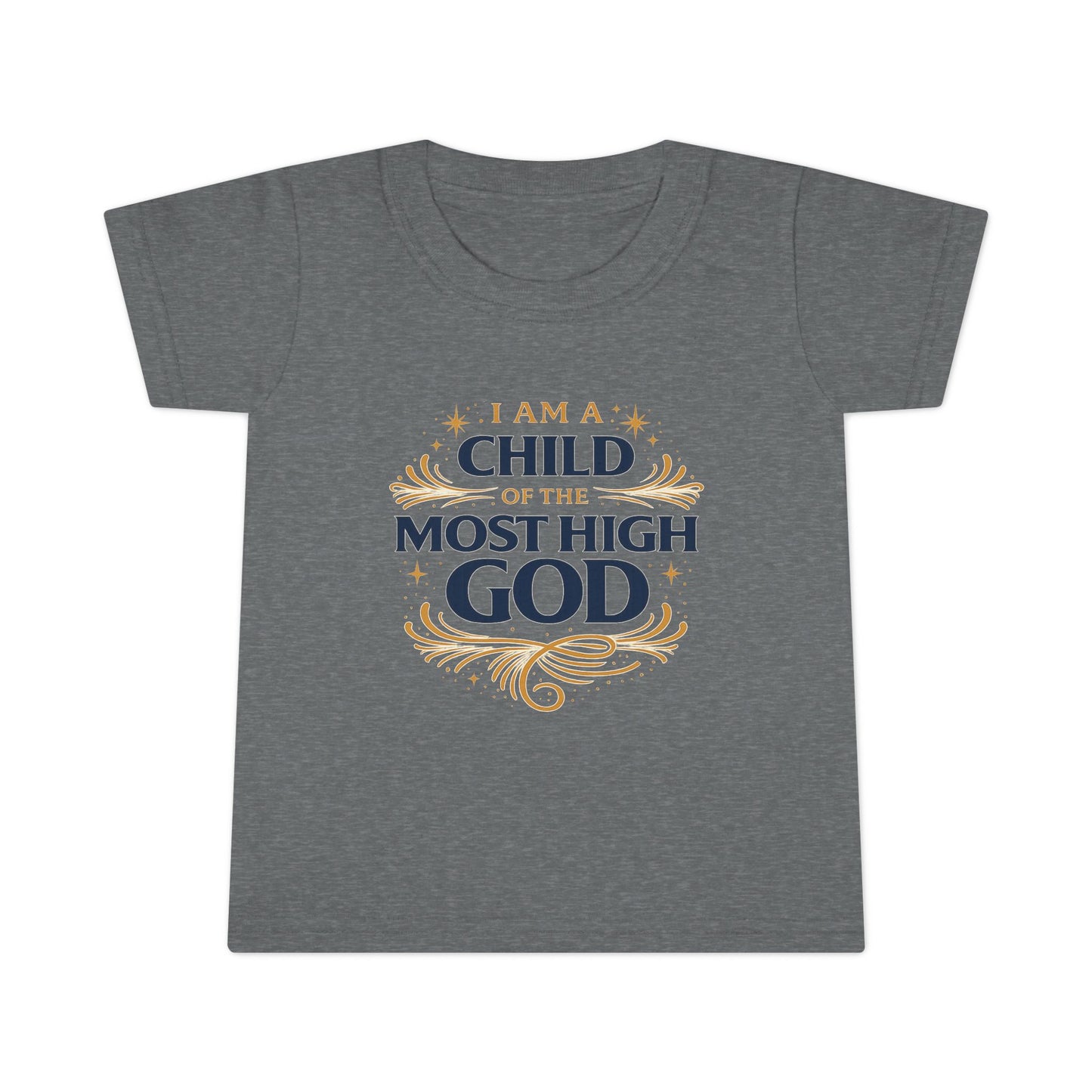 Child of the Most High God Toddler T-shirt | Christian Faith Scripture Tee