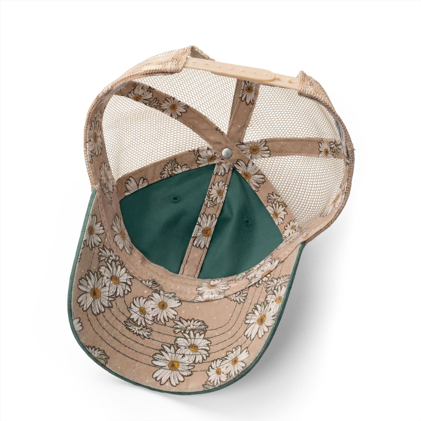 Women's Washed Mesh-Back Cap with print underneath bill embroidered USA 250th celebration various colors