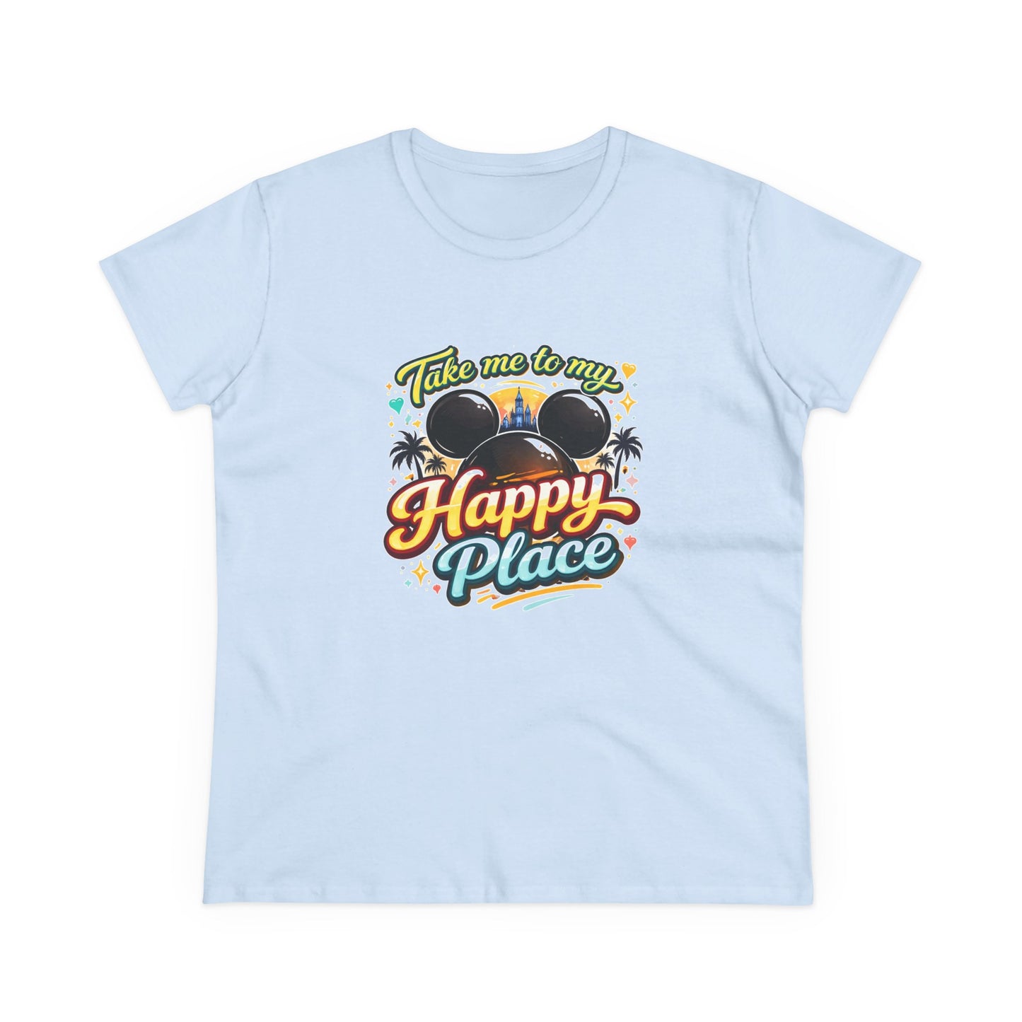 Take Me to My Happy Place Mickey Ears Tee | Disney Vacation Shirt