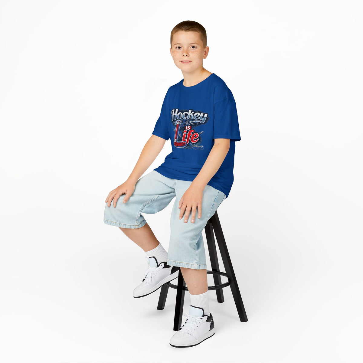 Hockey Is Life kids t-shirt | Hockey Graphic Tee, Youth Sports Shirt
