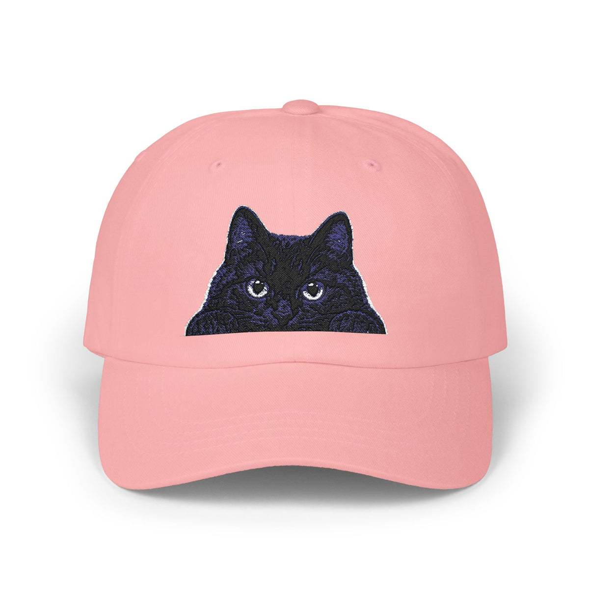 Black Cat embroidered Classic Dad Cap