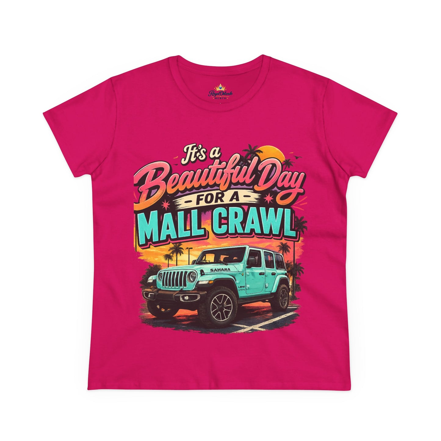 Women's Mall Crawl T‑Shirt — "It's a Beautiful Day for a Mall Crawl" Graphic Tee