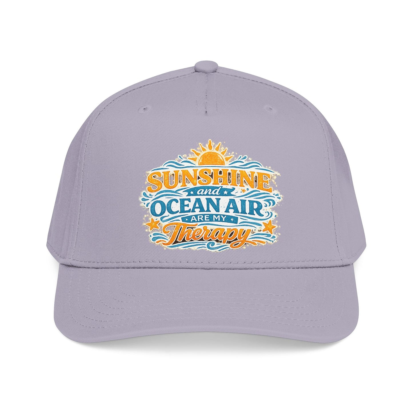 Mid Profile Baseball Cap Sunshine and Ocean air are my therapy