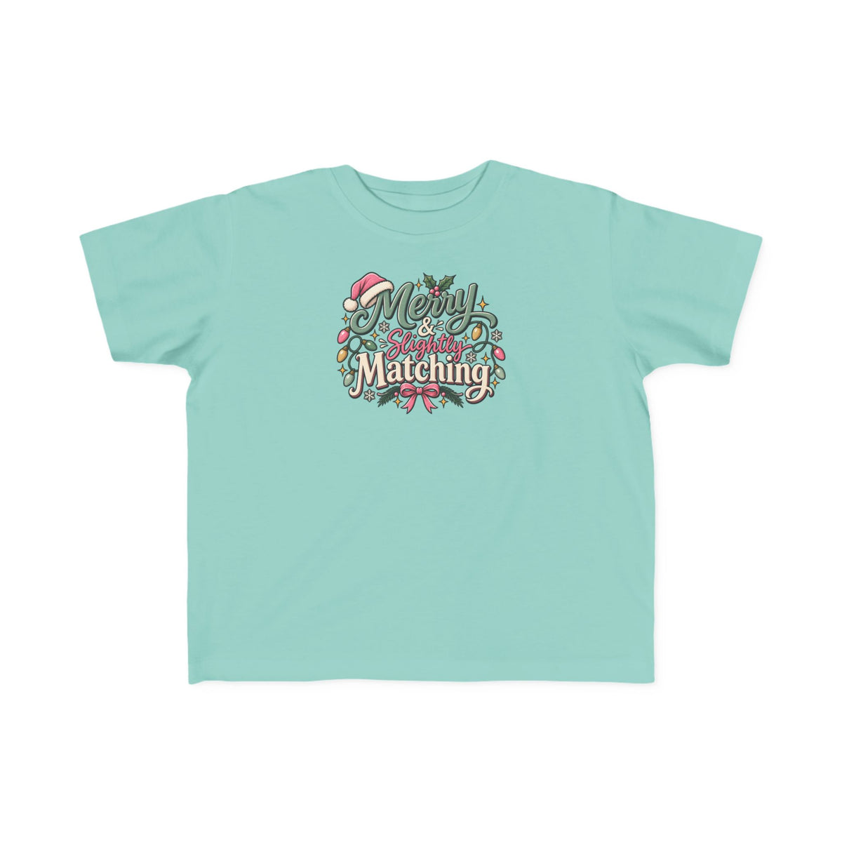 Kids Christmas Tee — “Merry Matching” Festive Holiday Shirt for Toddlers