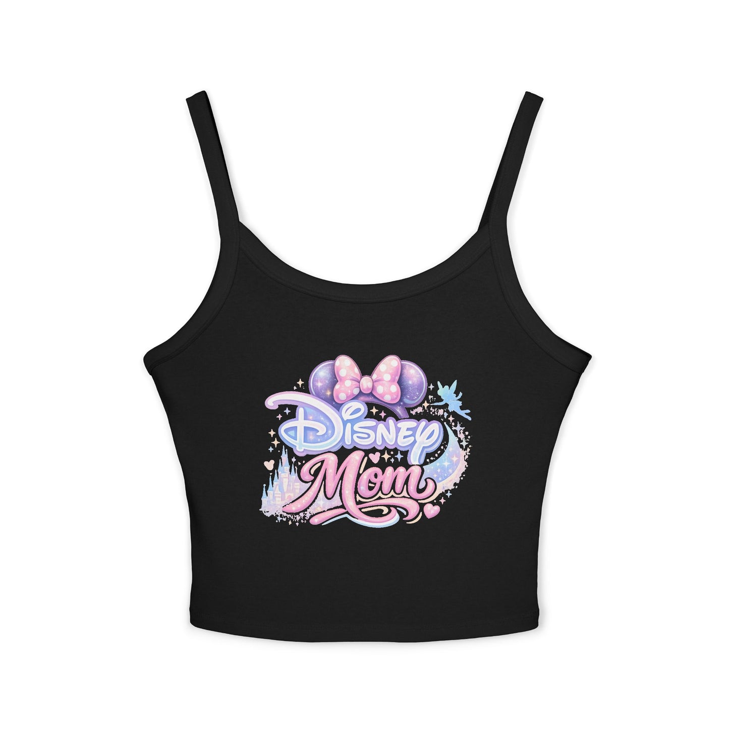 Theme Park Mom tank top | Mouse ears pastel logo