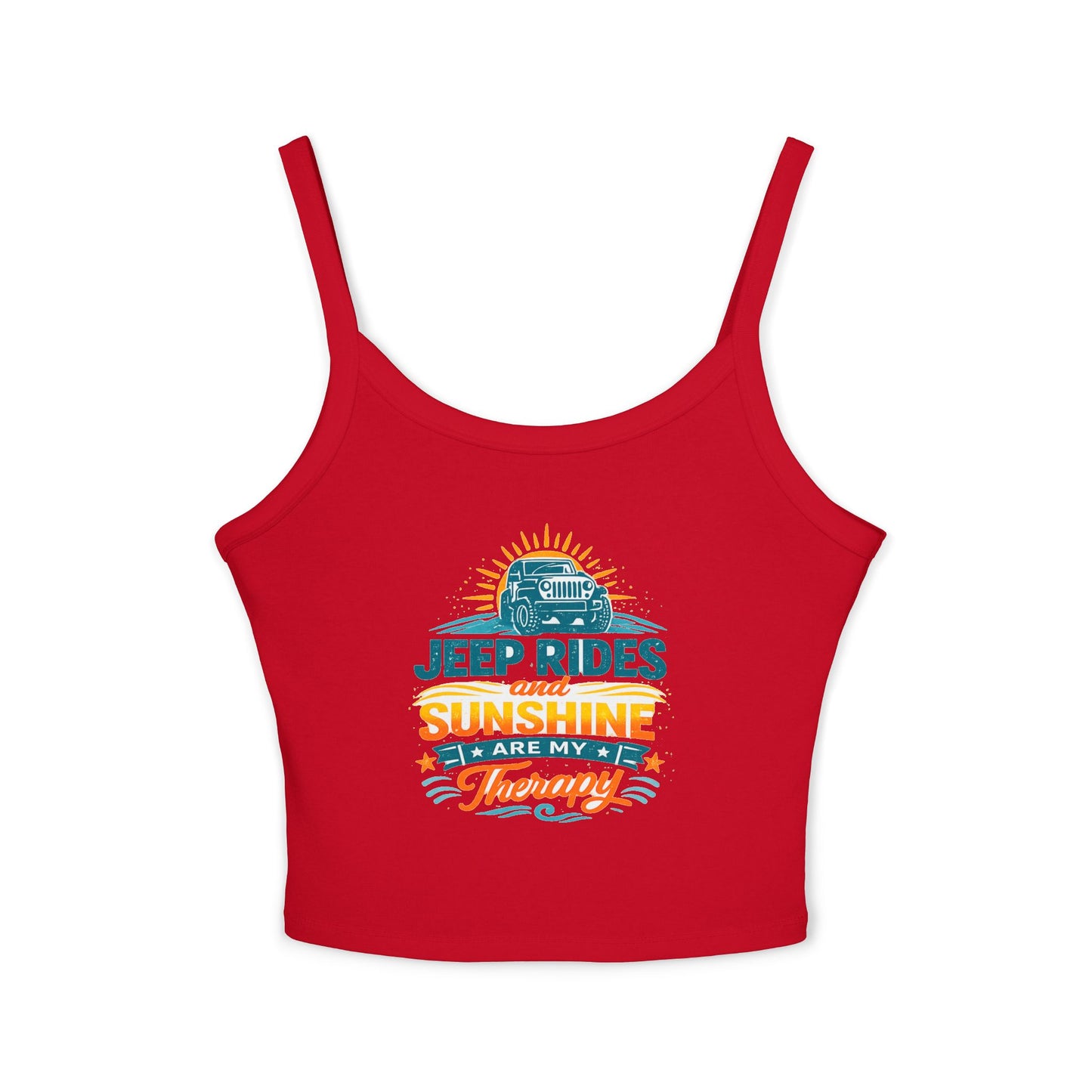 Outdoor Rides and Sunshine Tank Top | Summer Adventure Graphic