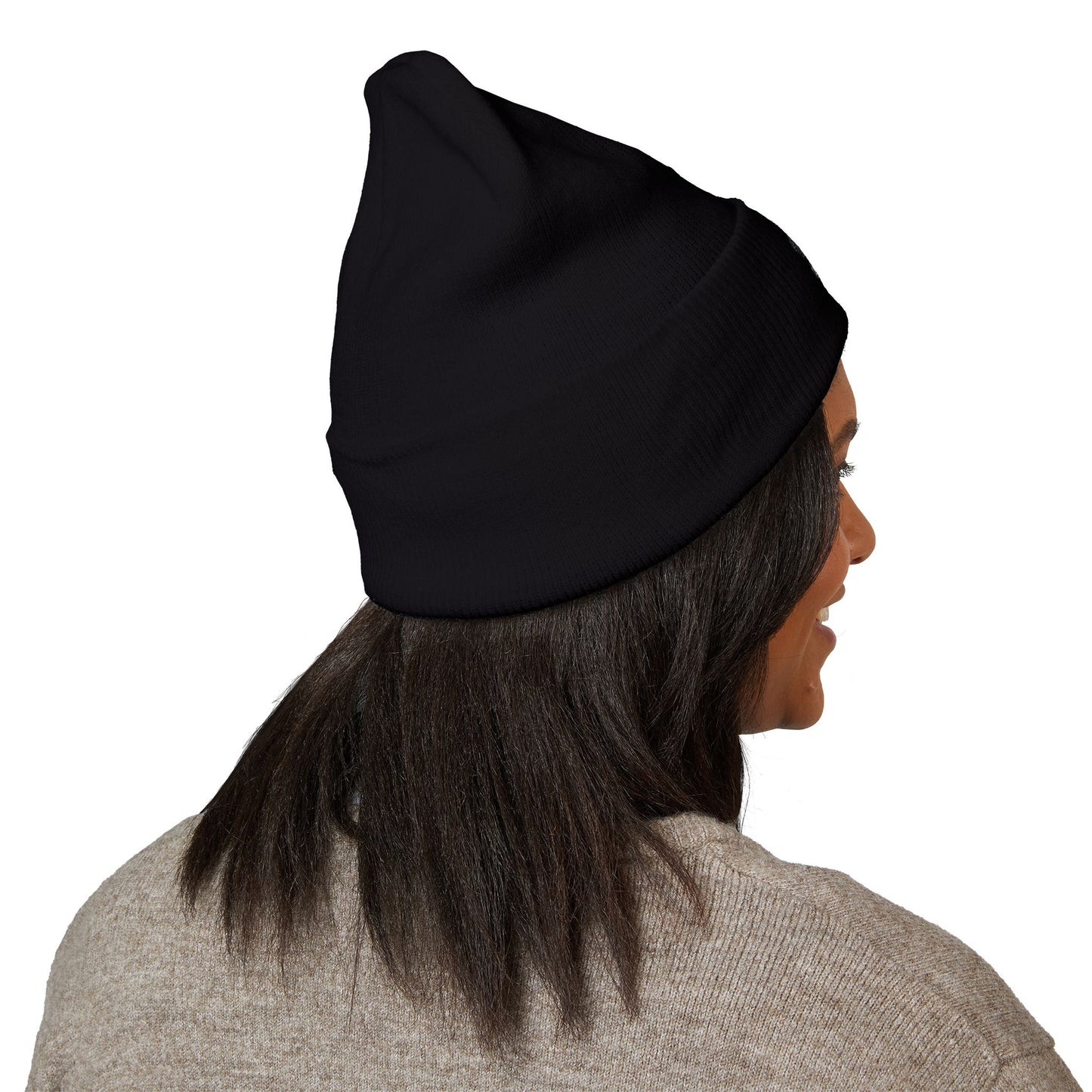 Old English Sheepdog Embroidered Beanie | Cuffed Knit Hat