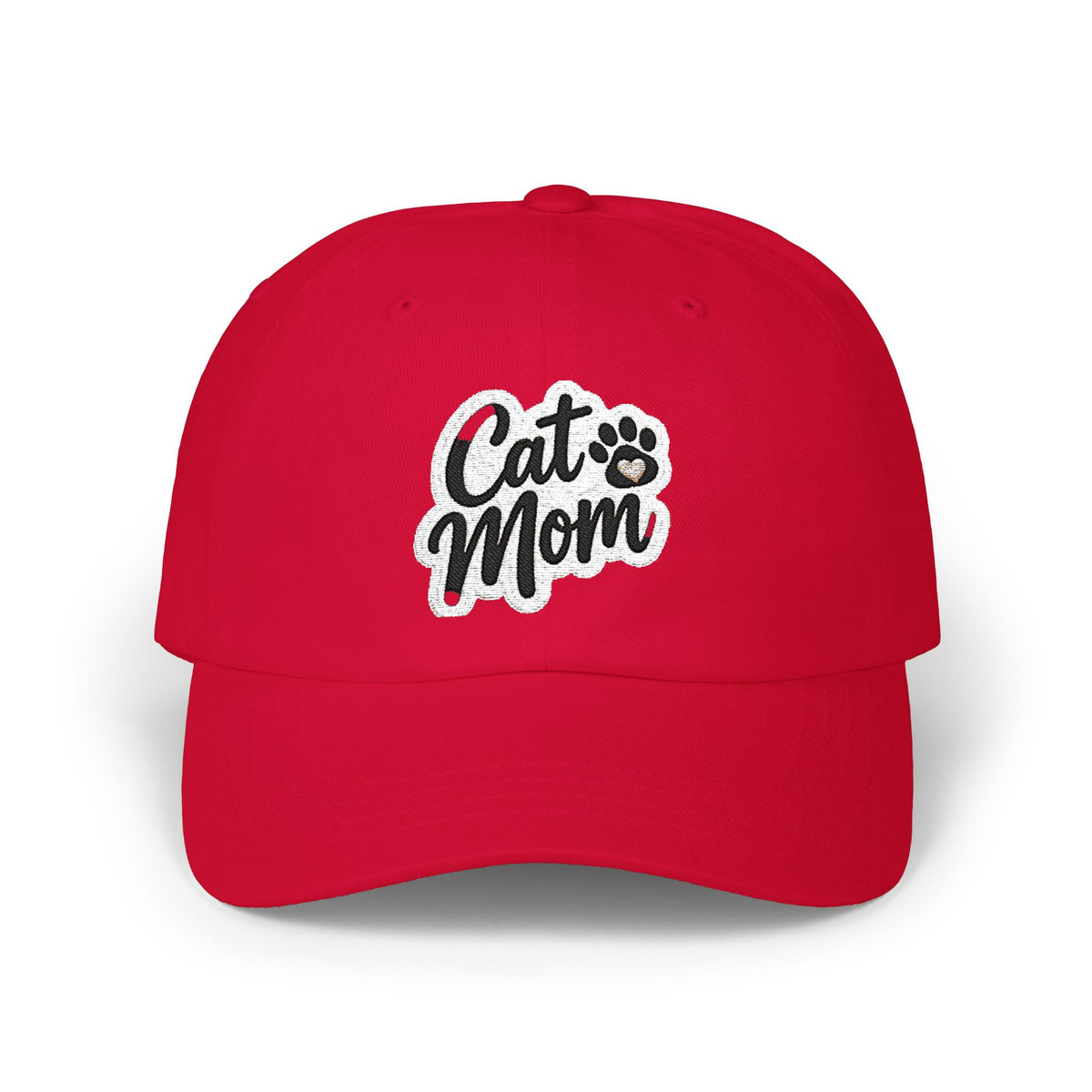Cat Mom embroidered Classic Dad Cap
