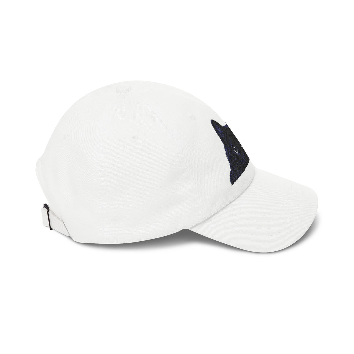 Black Cat embroidered Classic Dad Cap