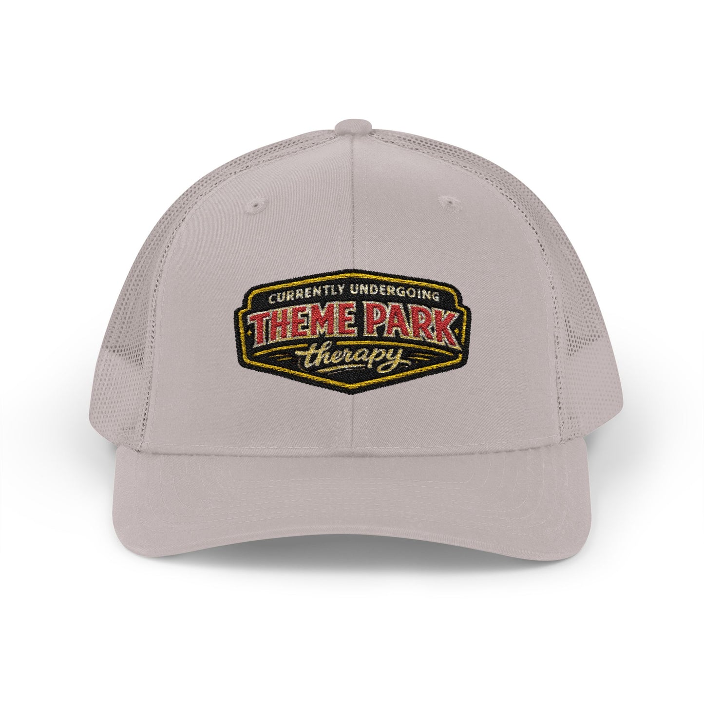 Theme Park Therapy Vintage Logo Snapback Cap | Trucker Mesh Hat
