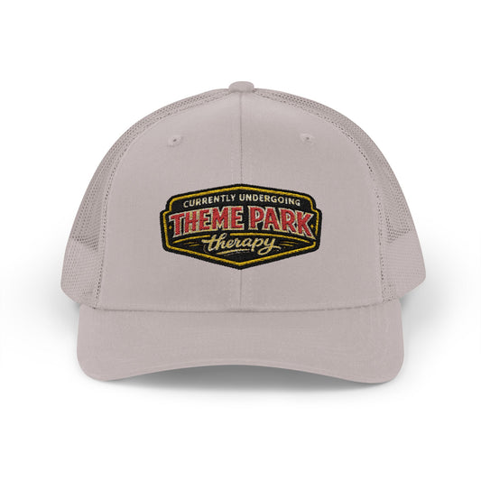Theme Park Therapy Vintage Logo Snapback Cap | Trucker Mesh Hat