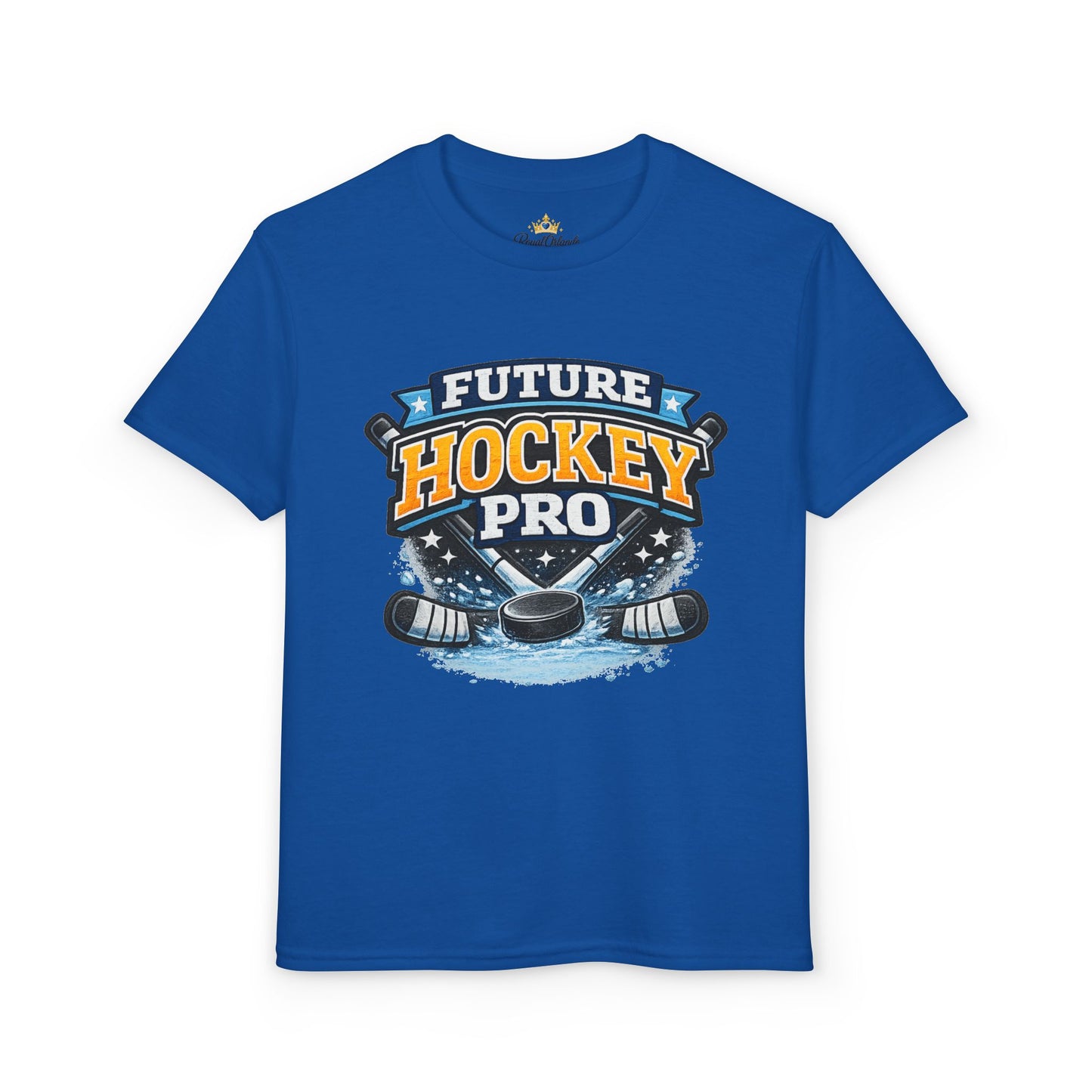 Future Hockey Pro Youth T-Shirt | Hockey Graphic, Puck & Sticks