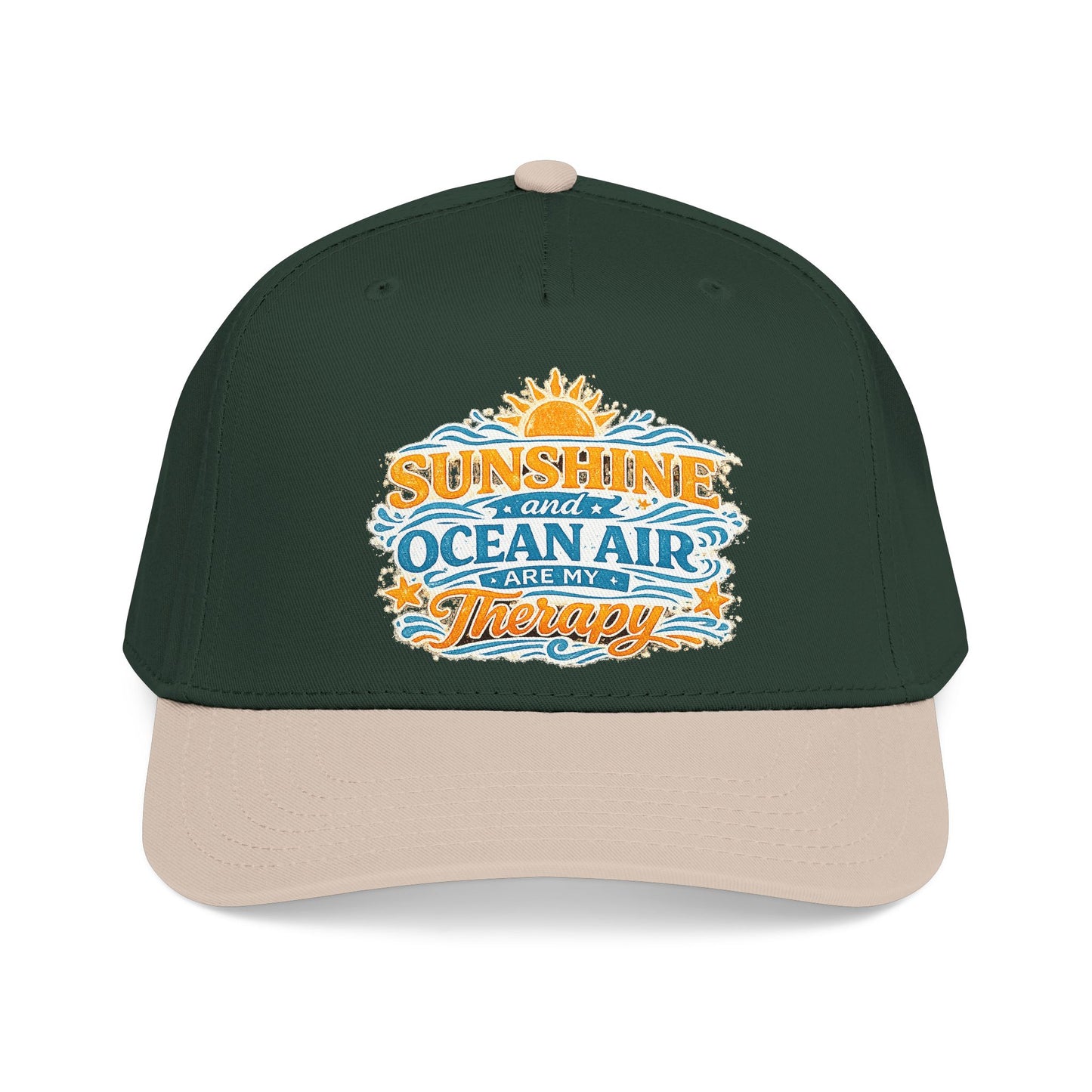 Mid Profile Baseball Cap Sunshine and Ocean air are my therapy