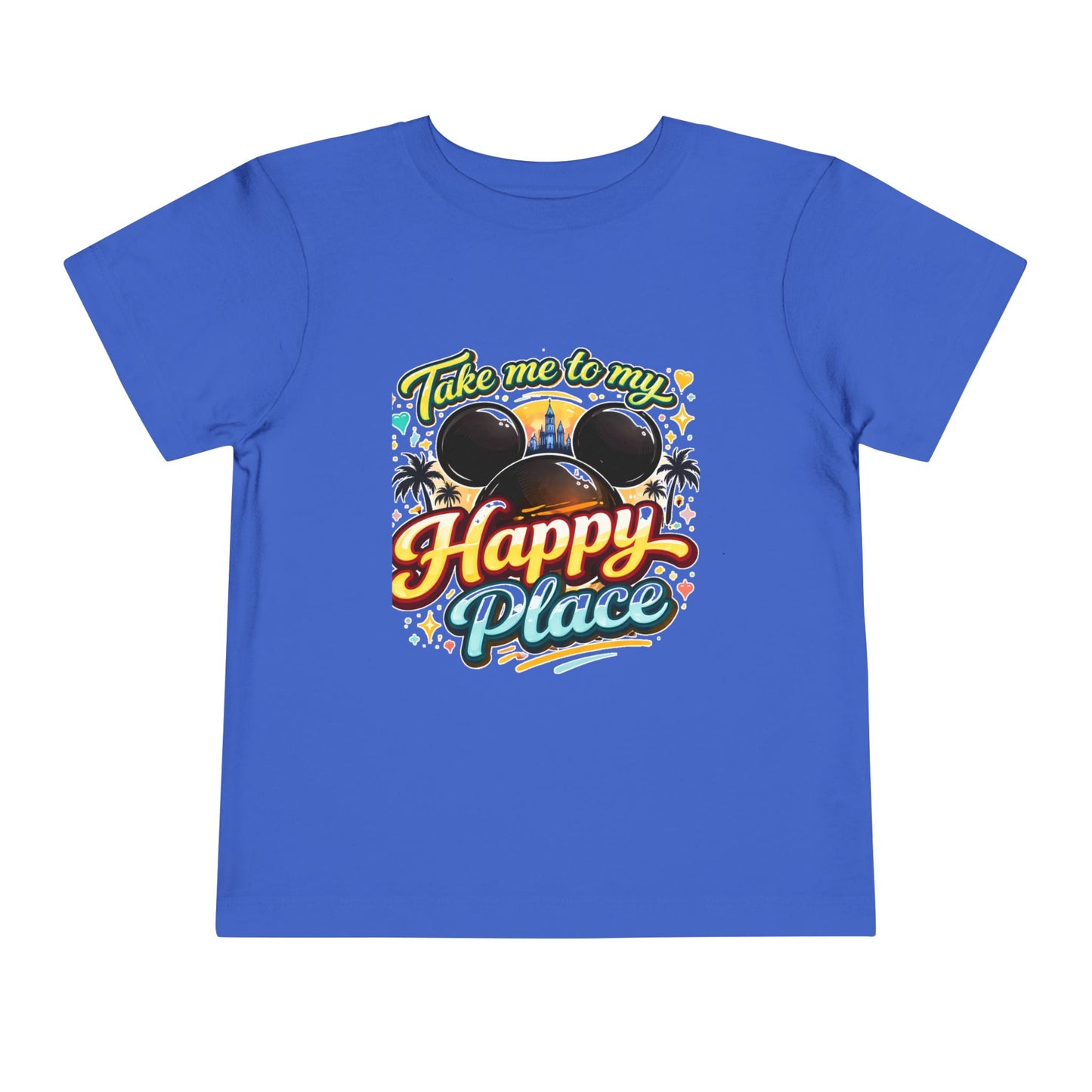 Take Me to My Happy Place Toddler Tee | Mouse Ears Castle Graphic