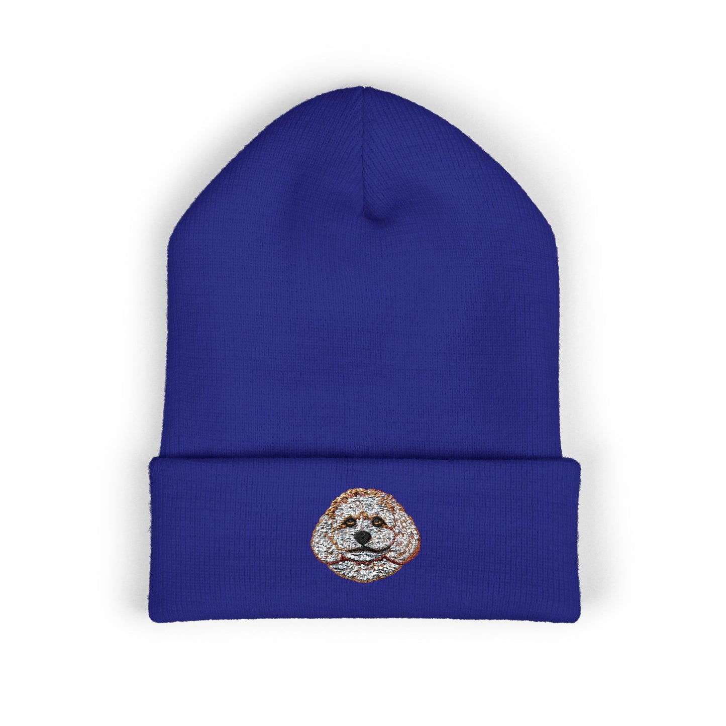 Cockapoo Embroidered Beanie | Cuffed Knit Hat