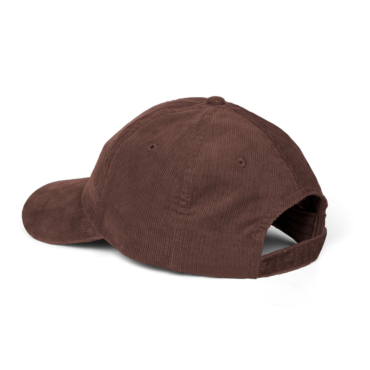Embroidered Irish Wolfhound Dog Face Cap | Corduroy Baseball Hat