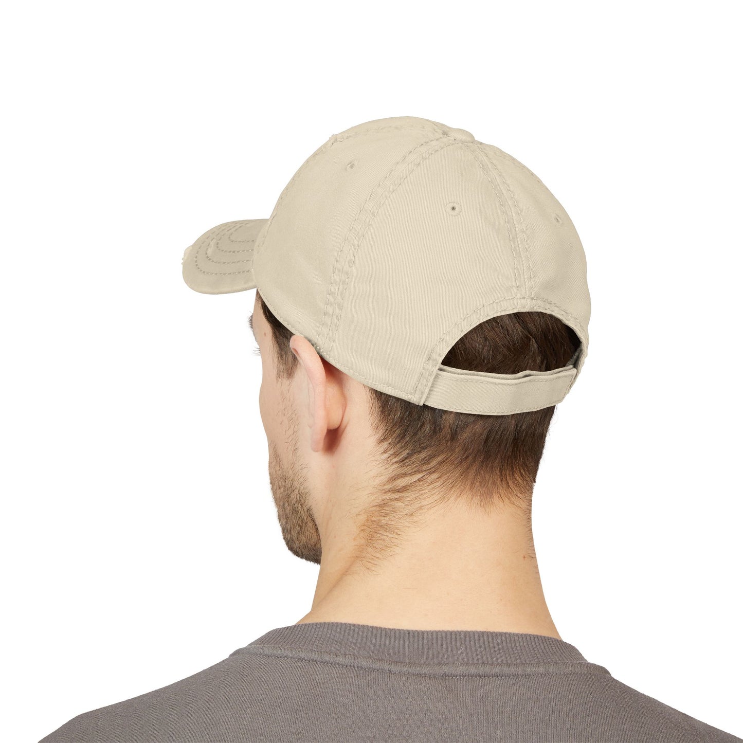 Great Dane Head Embroidered Hat | Distressed Baseball Cap