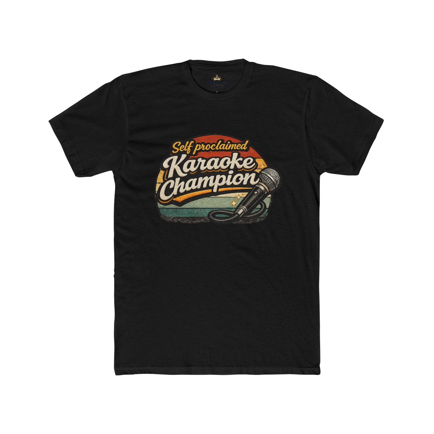 Self Proclaimed Karaoke Champion T-Shirt | Microphone Retro Design