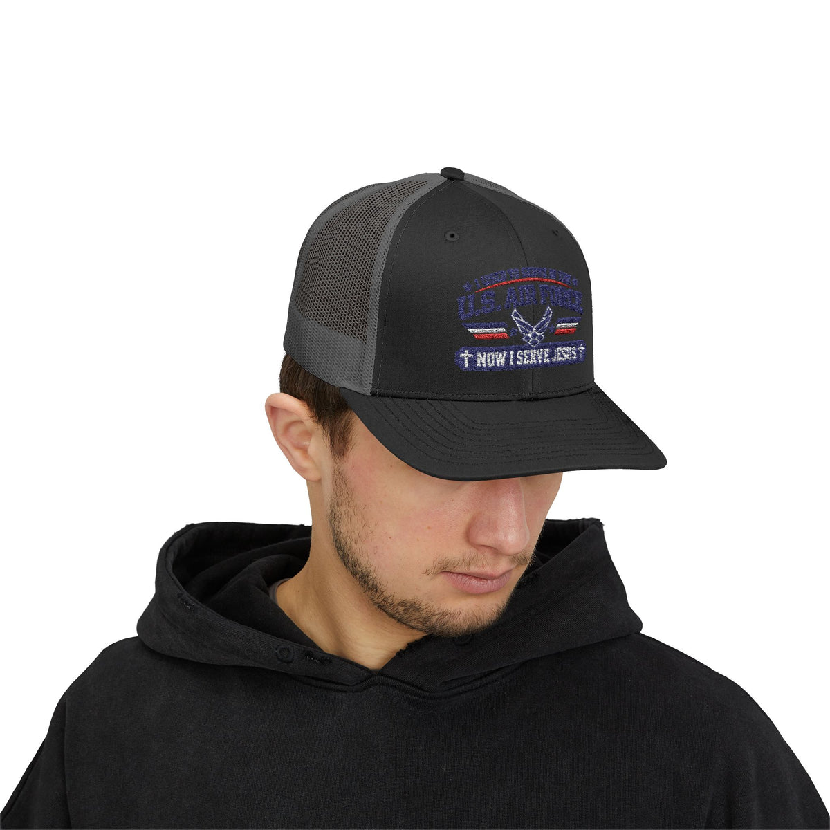 US AIR Force- Jesus embroidered ball cap