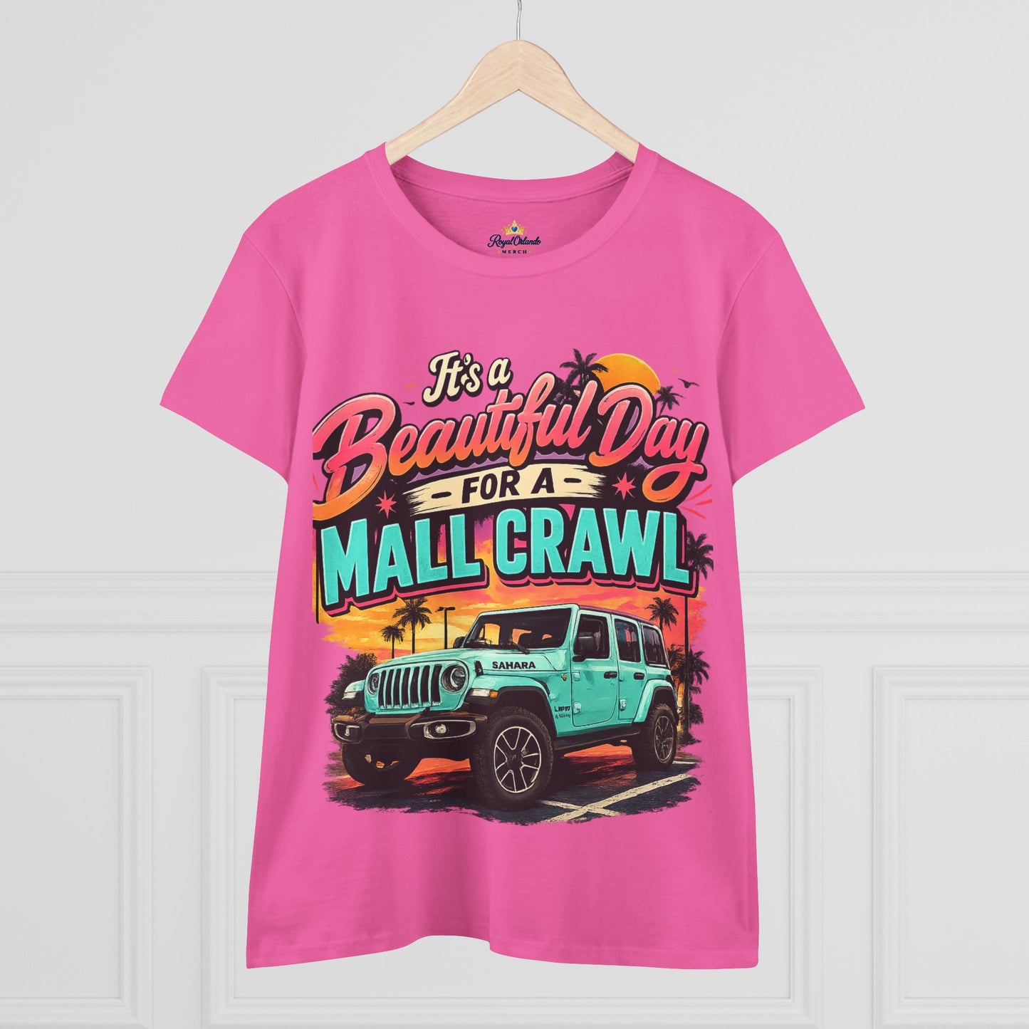 Women's Mall Crawl T‑Shirt — "It's a Beautiful Day for a Mall Crawl" Graphic Tee