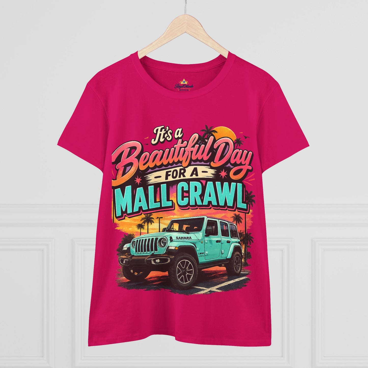 Women's Mall Crawl T‑Shirt — "It's a Beautiful Day for a Mall Crawl" Graphic Tee