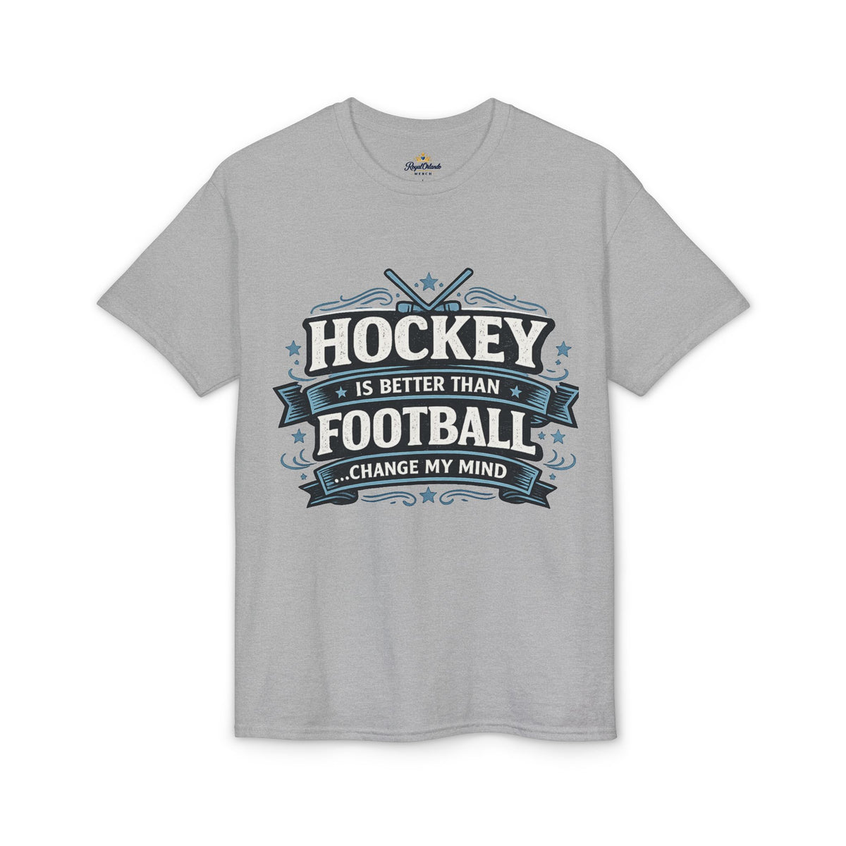 Hockey Is Better Than Football T-Shirt | Change My Mind sports tee